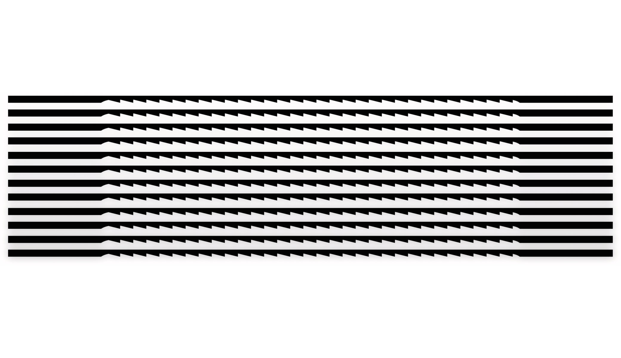 J.HAUNSTETTER Sägeblätter für Laubsäge, GOLIATH 52 enggezahnt, Nr. 7, 12 Stück