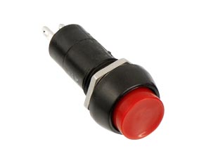 Einbau-Drucktaster PBS-11C, rund, Öffner, rot Einbau-Drucktaster PBS-11C, rund, Öffner, rot