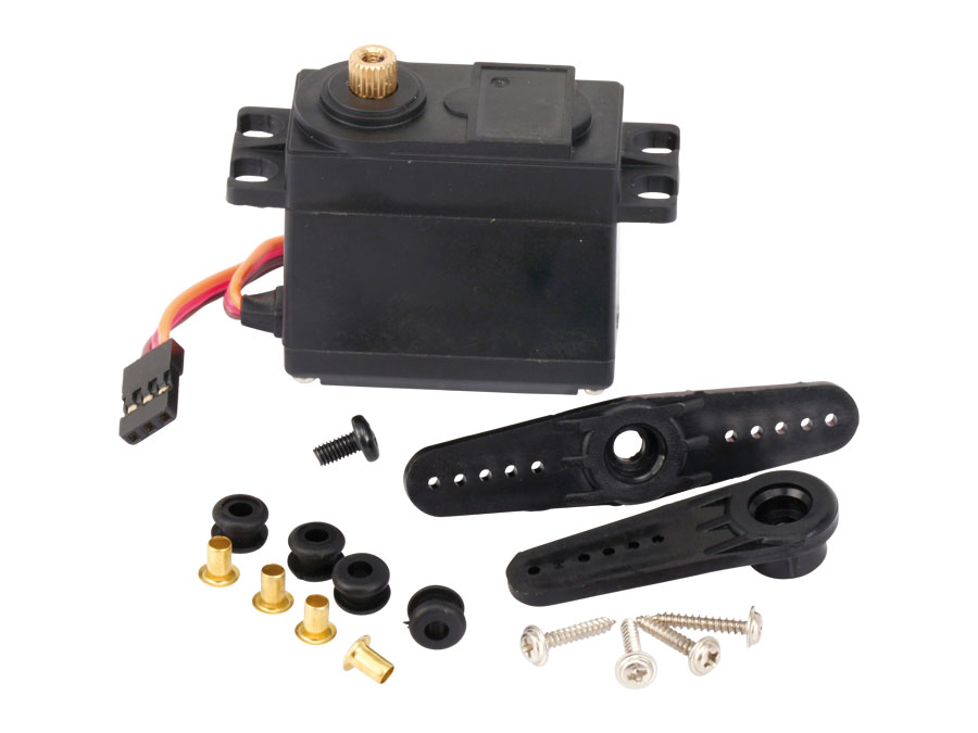 Servomotor, analog, 55x20 mm, Metallgetriebe