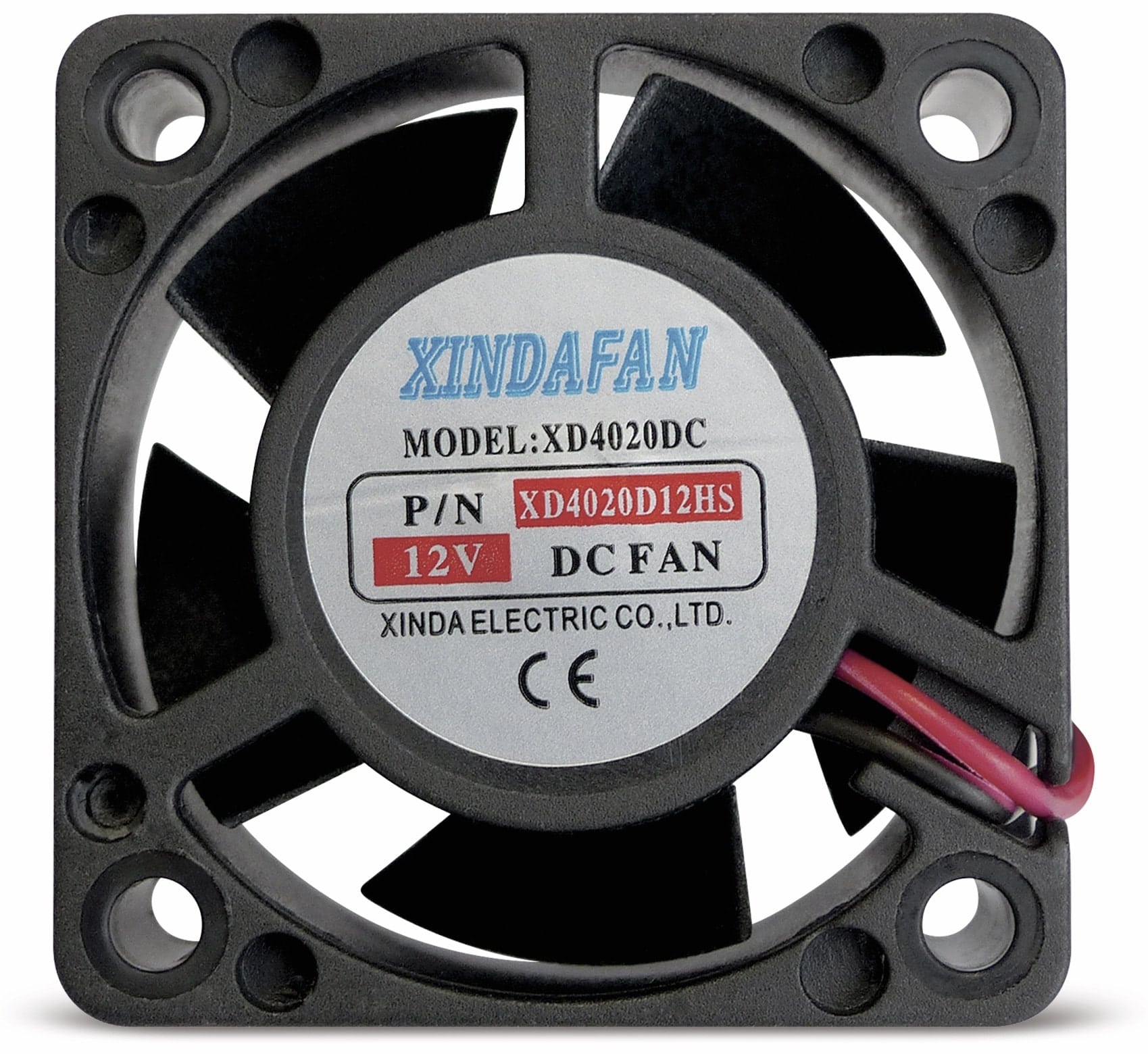 Axiallüfter, 40x40x20 mm, 12 V- Axiallüfter, 40x40x20 mm, 12 V-