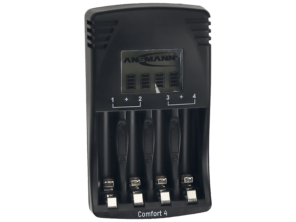 ANSMANN Akku-Ladegerät Comfort 4 ( AA/AAA) ANSMANN Akku-Ladegerät Comfort 4 ( AA/AAA)