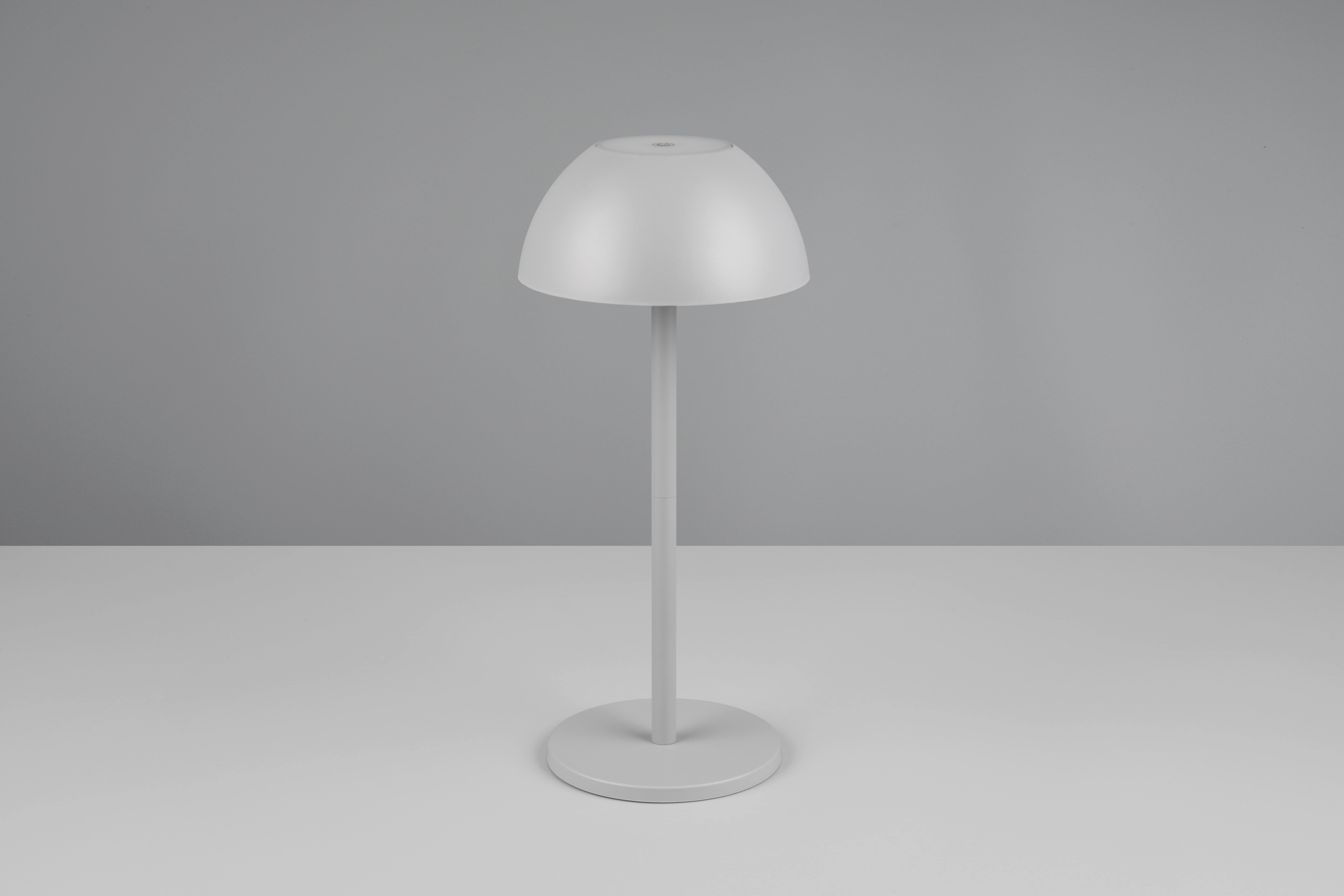 REALITY LED-Akku-Tischleuchte Ricardo R54106177 grau, IP54, 1,7 W, 240 lm, 3000 K REALITY LED-Akku-Tischleuchte Ricardo R54106177 grau, IP54, 1,7 W, 240 lm, 3000 K