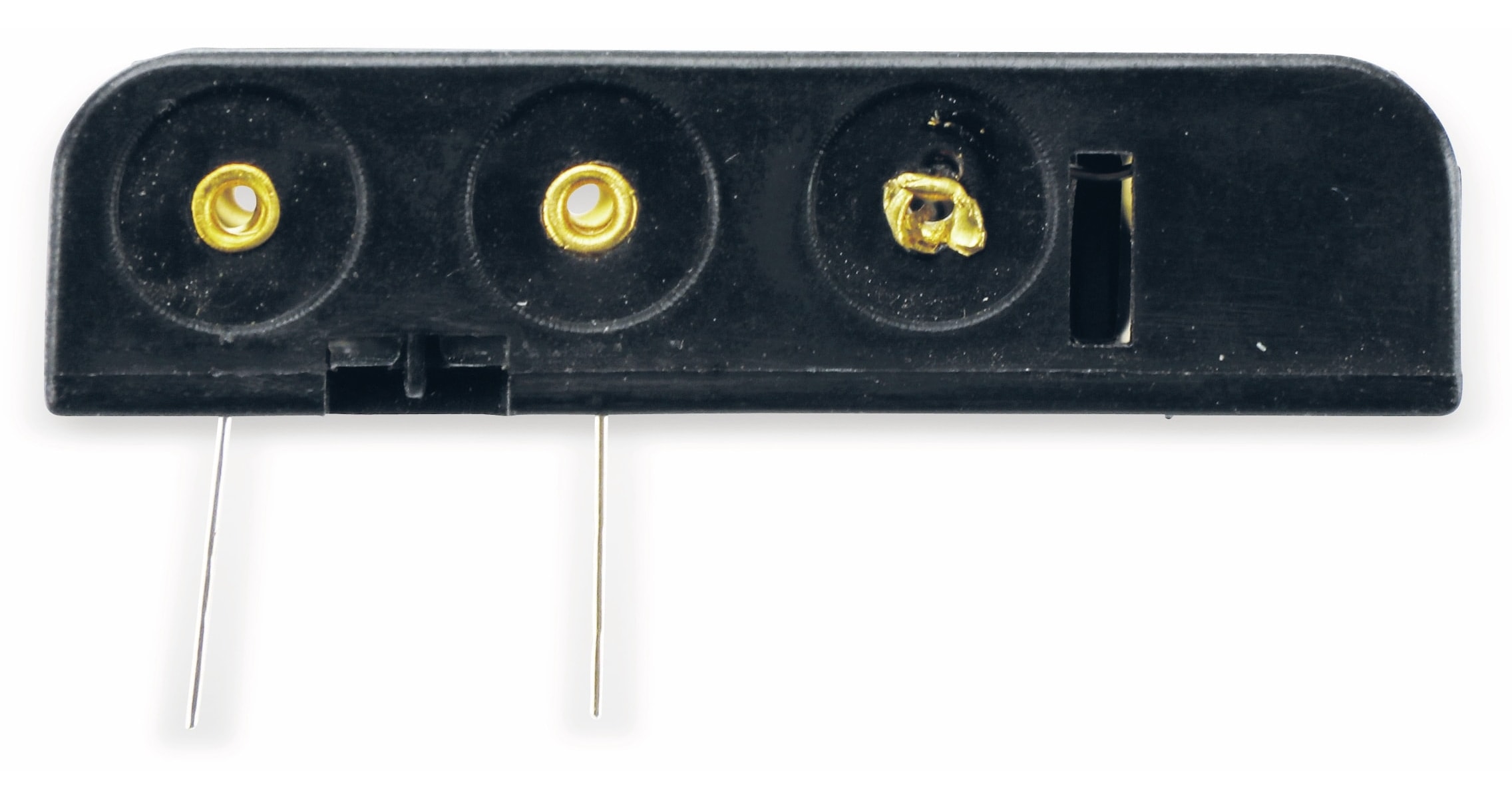 Batteriehalter, 4 x Micro AAA, Printanschluss Batteriehalter, 4 x Micro AAA, Printanschluss
