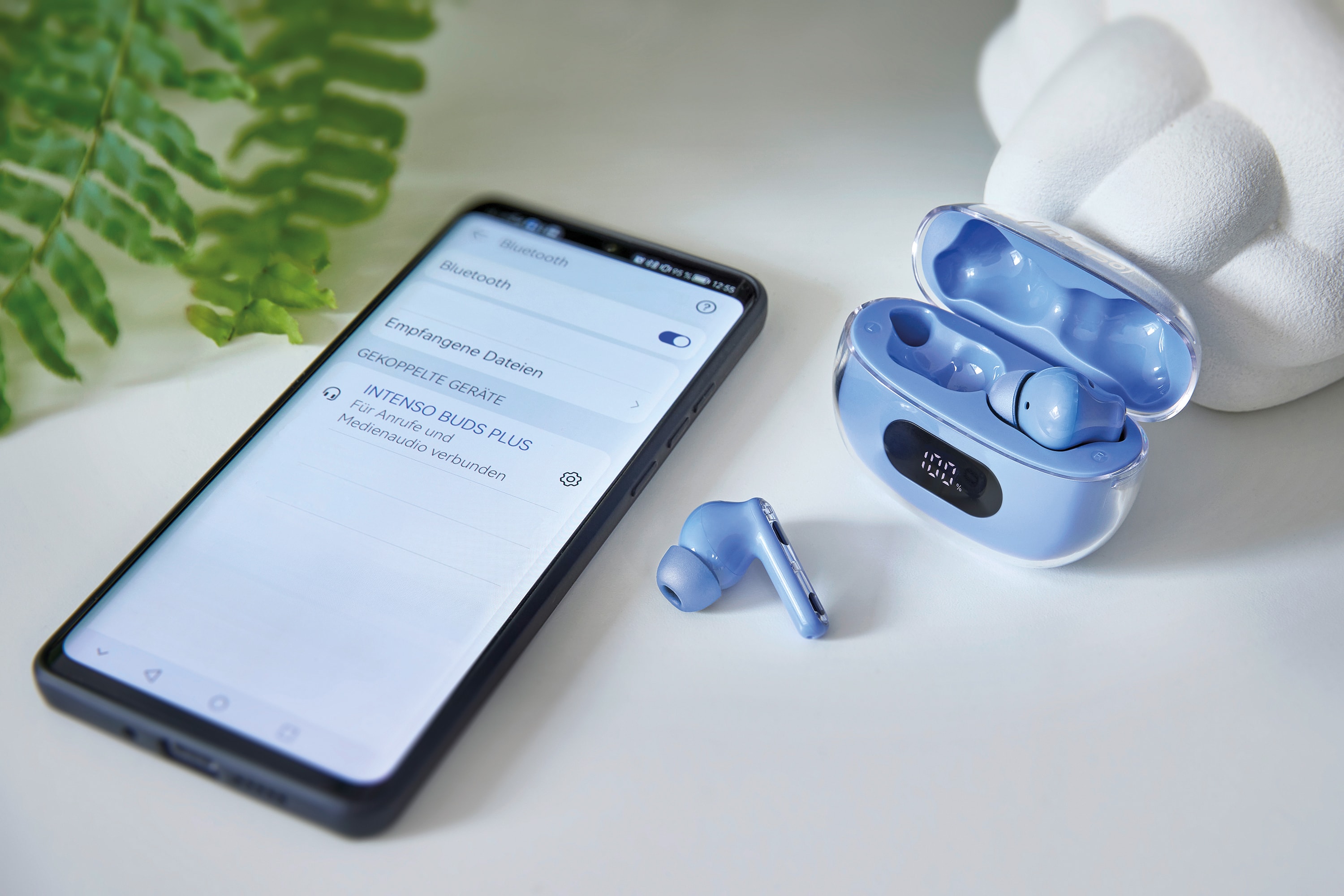INTENSO In-Ear Kopfhörer Buds Plus T312, blau INTENSO In-Ear Kopfhörer Buds Plus T312, blau