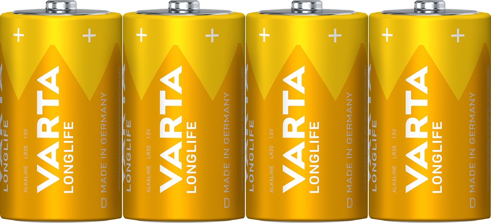 VARTA Mono-Batterie LONGLIFE, 4St. VARTA Mono-Batterie LONGLIFE, 4St.