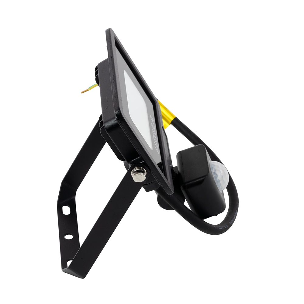 LUXULA LED-Fluter mit Bewegungsmelder, EEK: F, 10W, 1000lm, 4000K, schwarz