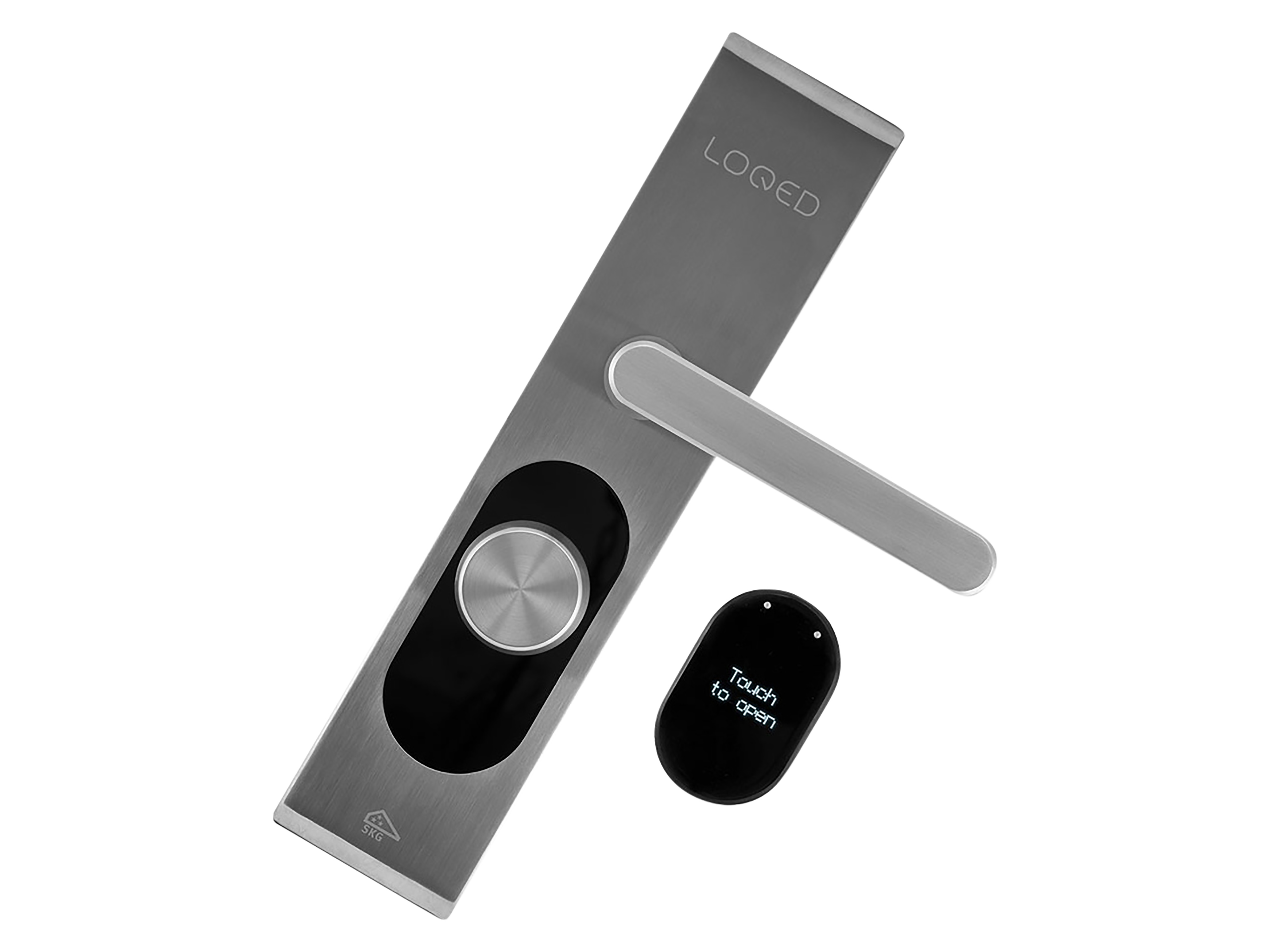 SHELLY Smart Türschloss LOQED, silber