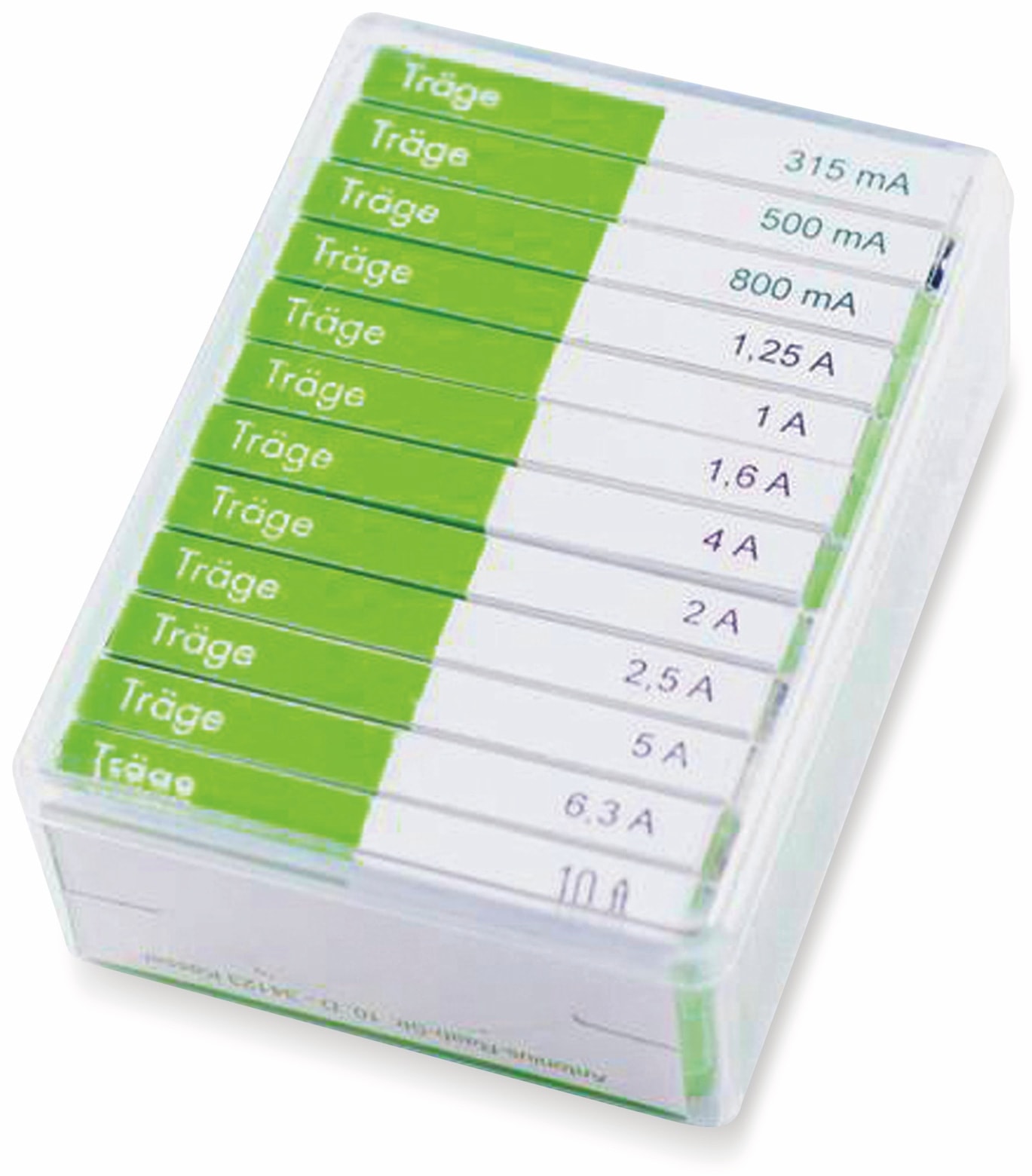 ESKA Feinsicherung-Sortiment, 632830, (Ø x L) 6,3 mm x 32 mm Träge -T- Inhalt 120 St. ESKA Feinsicherung-Sortiment, 632830, (Ø x L) 6,3 mm x 32 mm Träge -T- Inhalt 120 St.