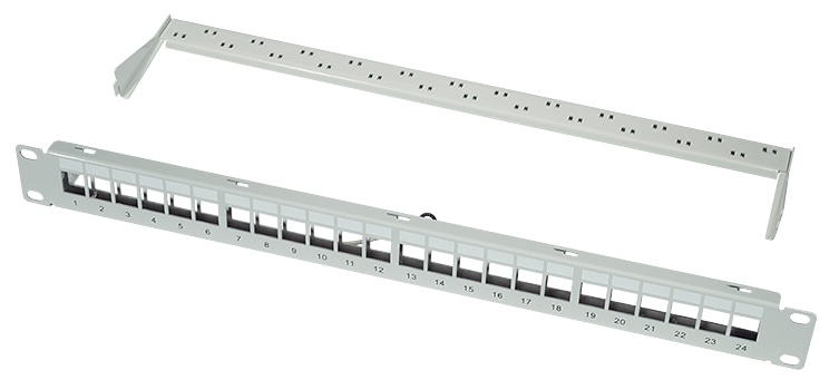 LOGILINK Patchpanel NK4073 1HE 24Port geschirmt