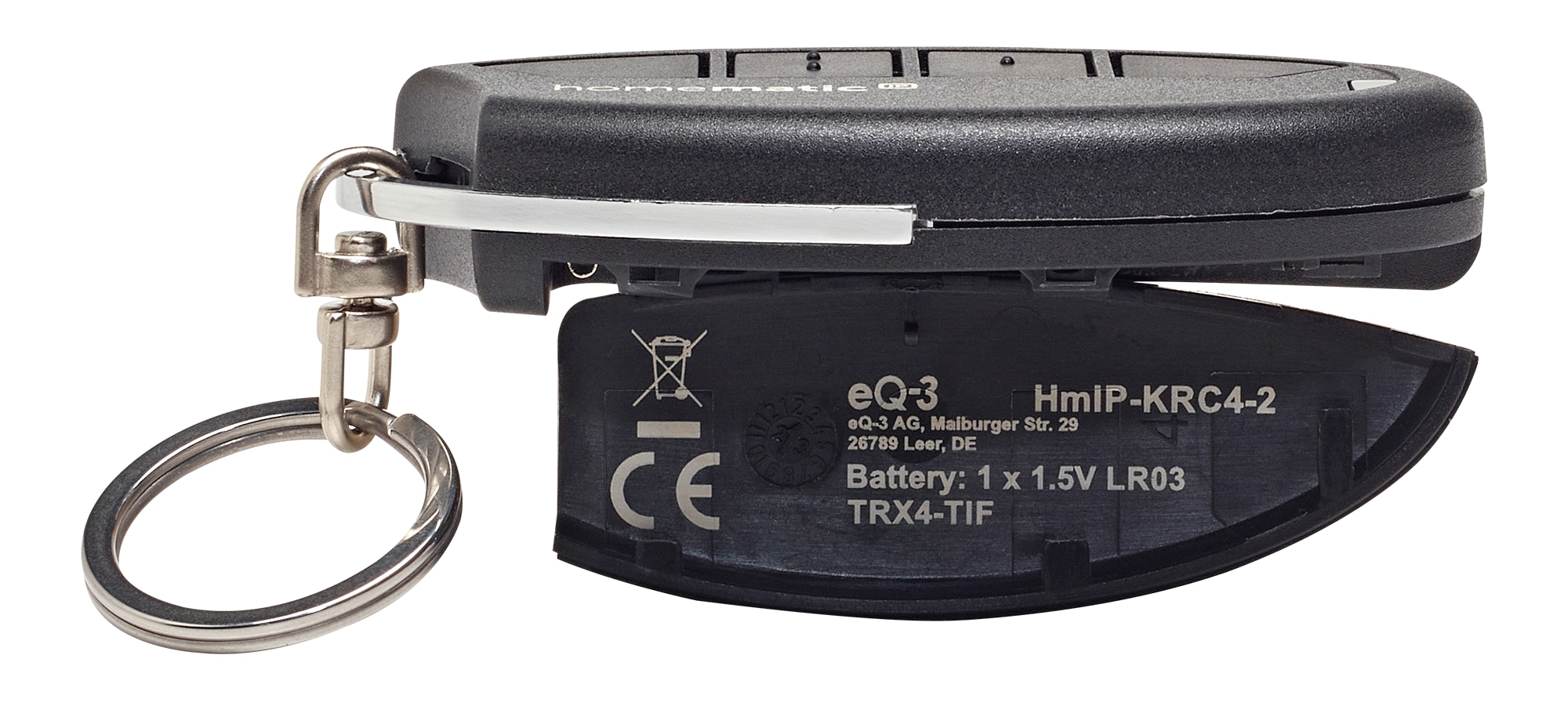 HOMEMATIC IP 160723A0 Schlüsselbundfernbedienung, 4 Tasten