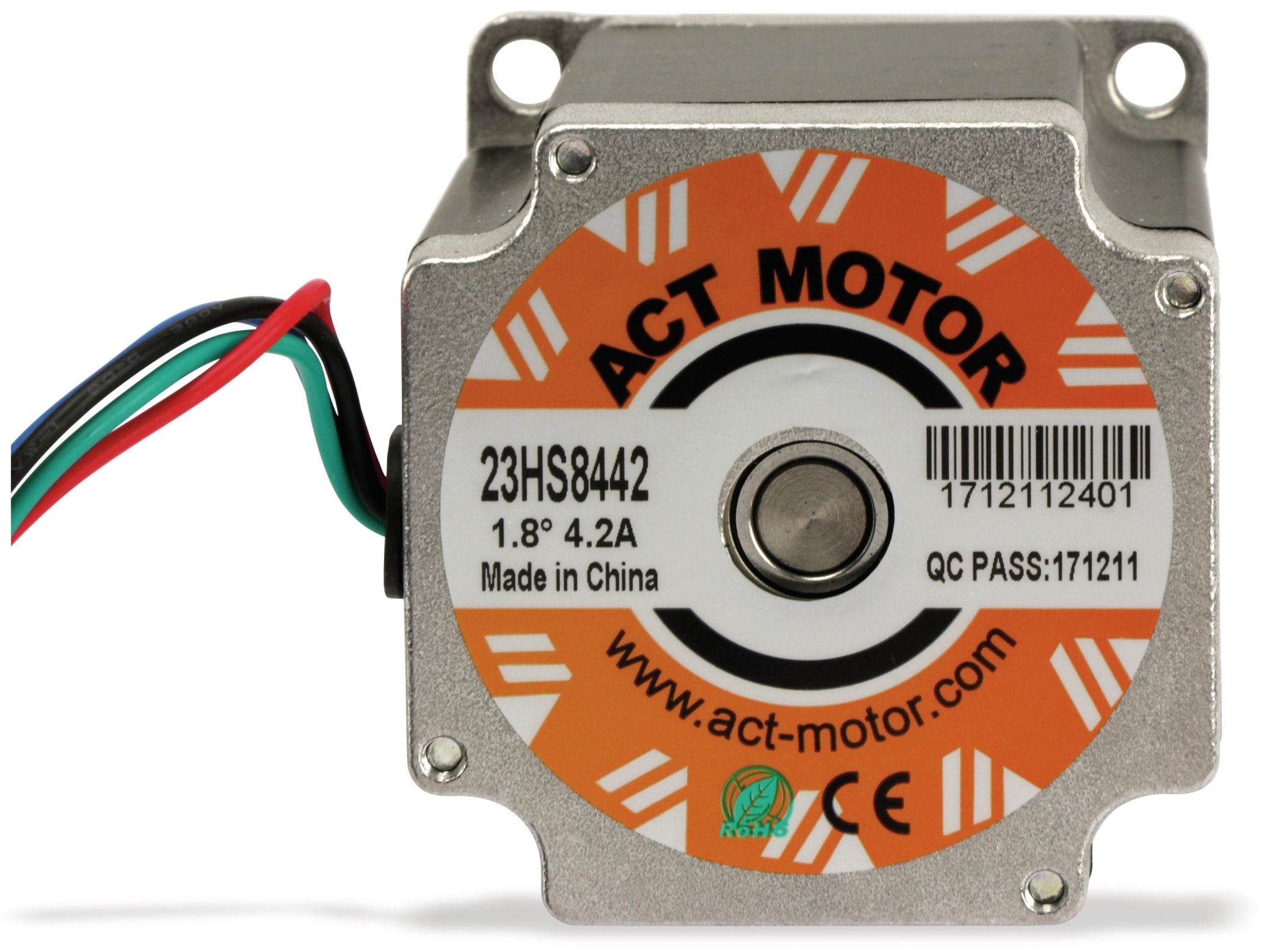 ACT Schrittmotor 23HS8442 1,8°, 2 Phasen, 2,52 V ACT Schrittmotor 23HS8442 1,8°, 2 Phasen, 2,52 V