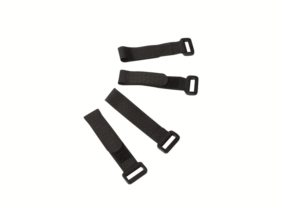 LOGILINK Klett-Kabelbinder KAB0056, 150x20 mm, schwarz, 10 Stück