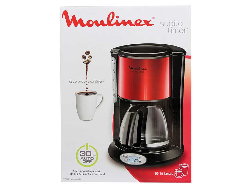 MOULINEX Filter-Kaffeemaschine FG362, 1,25 L, programmierbar