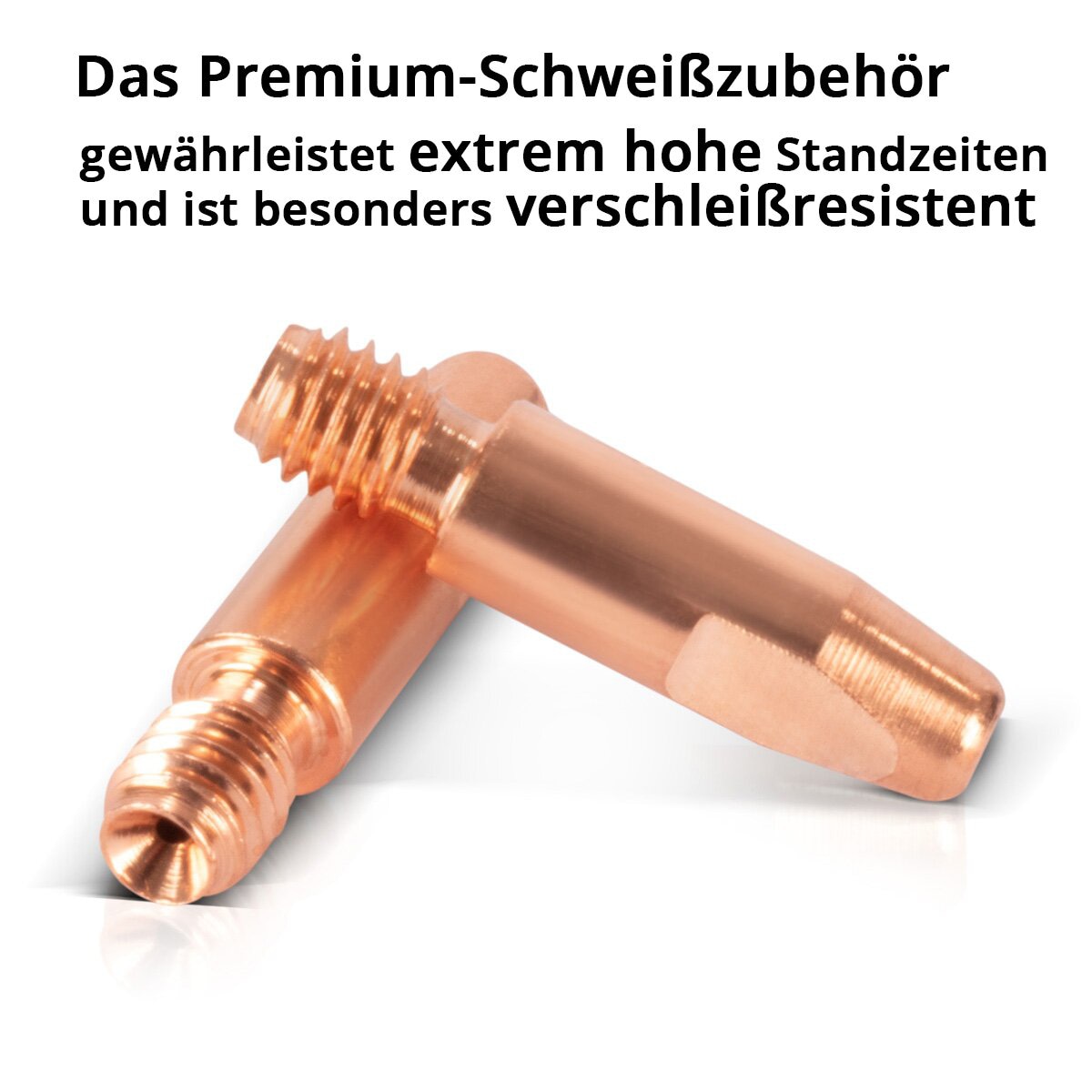 STAHLWERK Stromdüsen/ Kontaktdüsen, 4687, M6x28 in 1,0 mm, MIG MAG Verschleißteile Set, 20er Set STAHLWERK Stromdüsen/ Kontaktdüsen, 4687, M6x28 in 1,0 mm, MIG MAG Verschleißteile Set, 20er Set