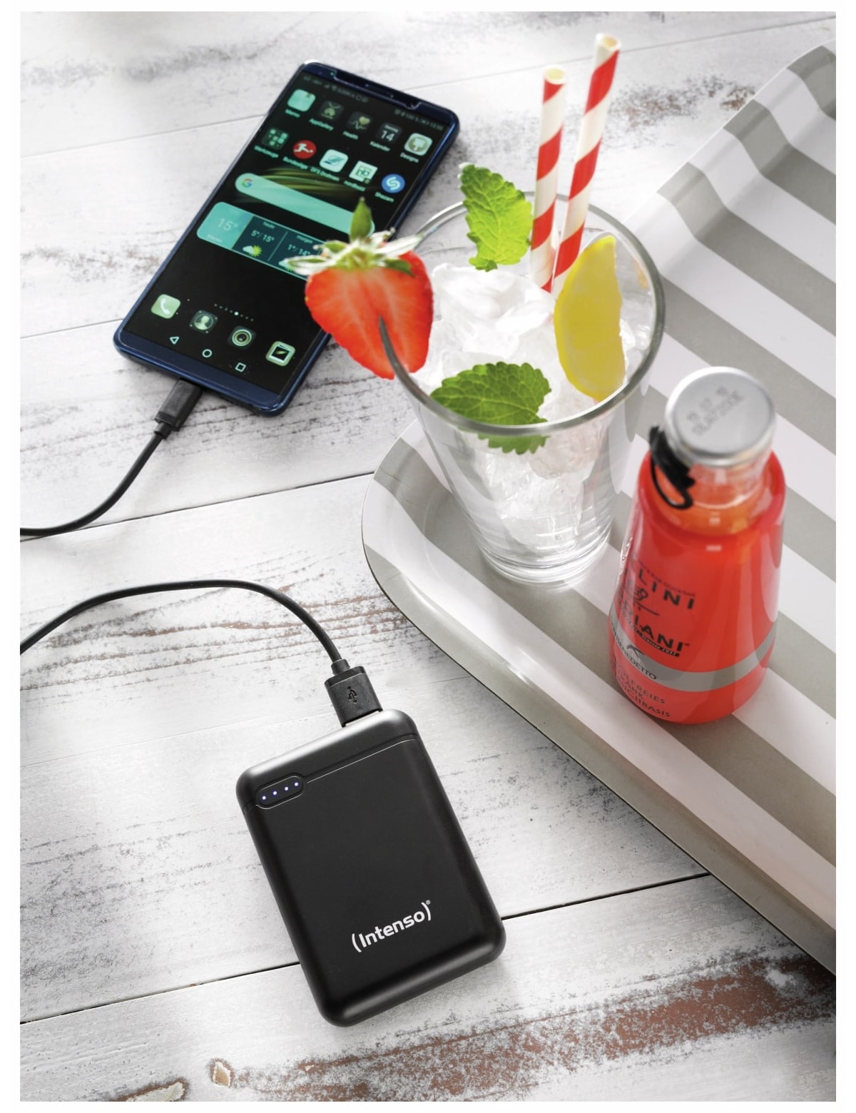 INTENSO USB Powerbank 7313530 XS 10000, 10.000 mAh, schwarz