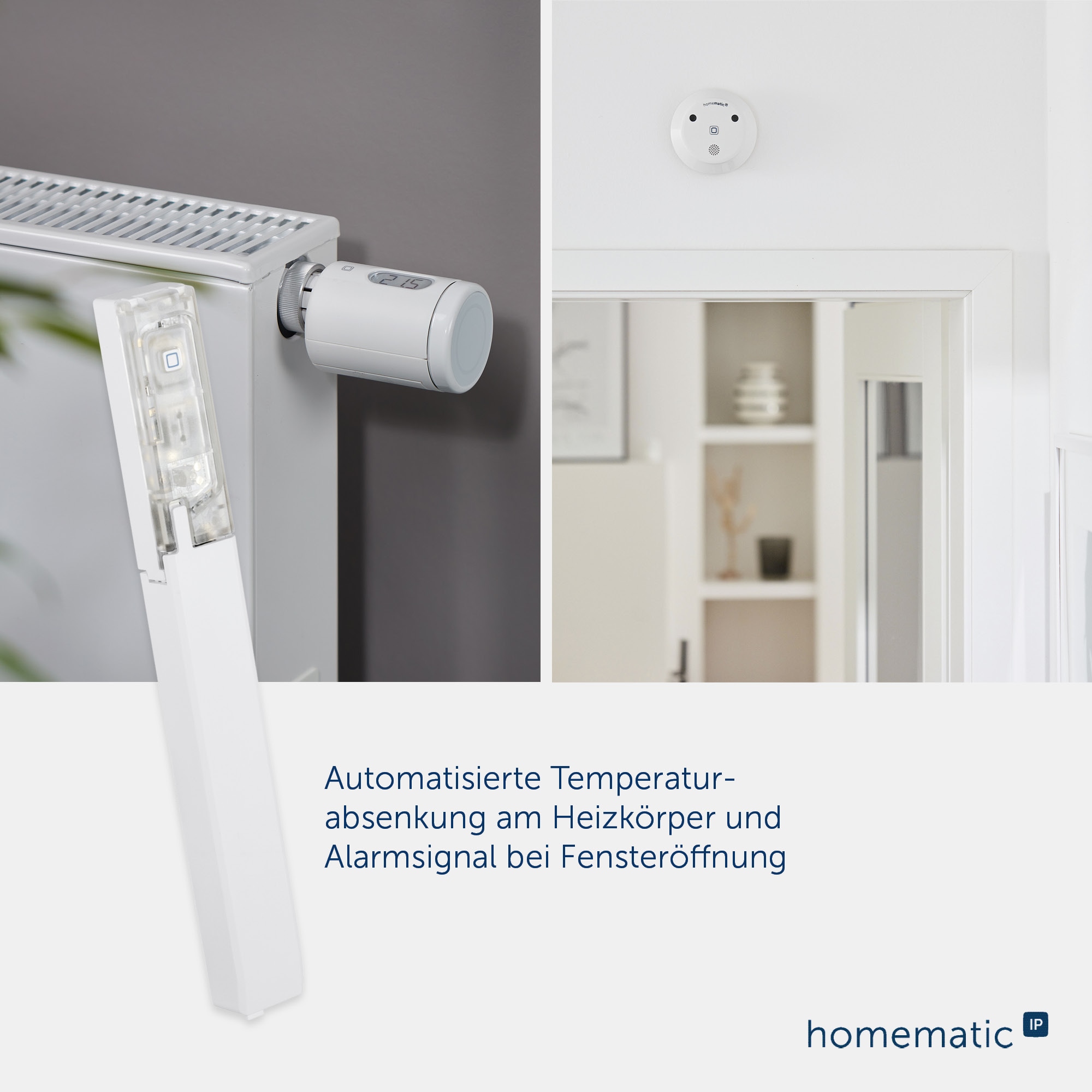 HOMEMATIC IP Smart Home 151039A0, Fenster- und Türkontakt, verdeckter Einbau