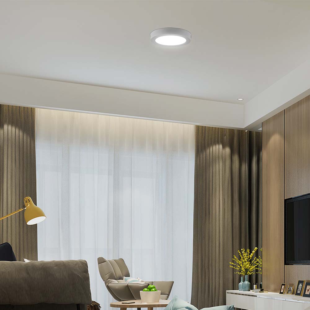 V-TAC LED-Deckenleuchte VT-78736, EEK: E, 12W, 1320lm, 3000K/4000K/6500K