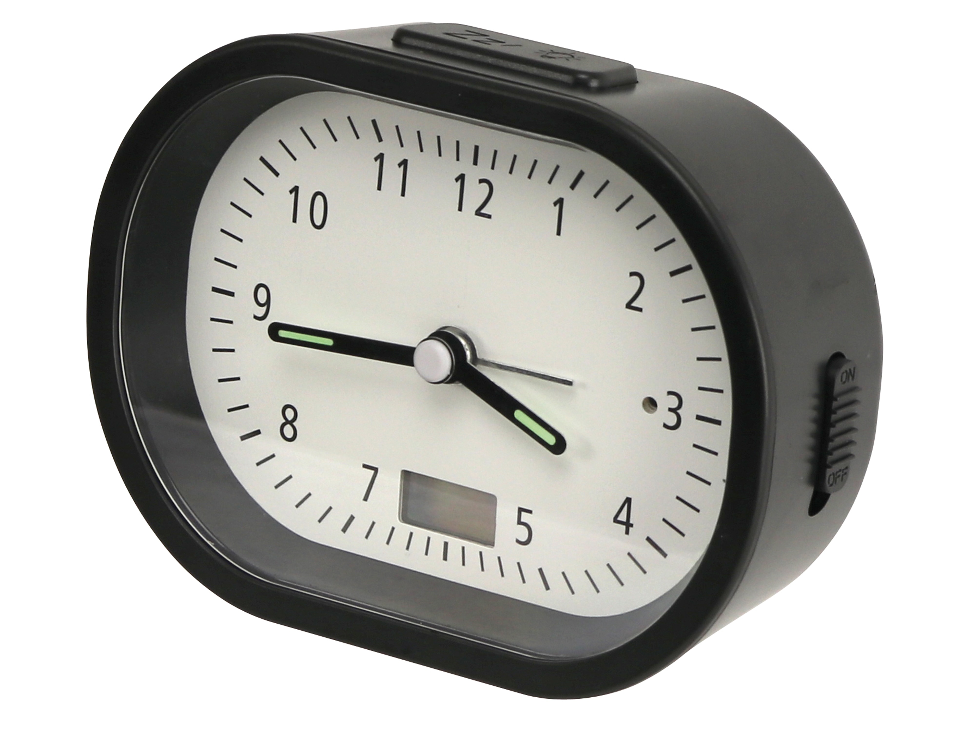 Funkwecker, analog, 784-02-2020-03, schwarz, B-Ware