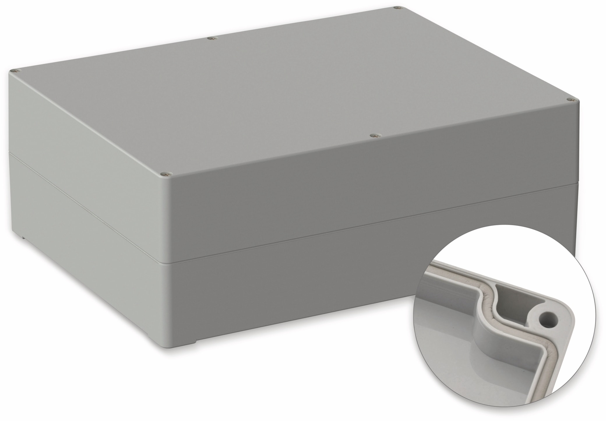 POLLIN, ABS Gehäuse, 300 x 230 x 110 mm, IP65, Lichtgrau POLLIN, ABS Gehäuse, 300 x 230 x 110 mm, IP65, Lichtgrau