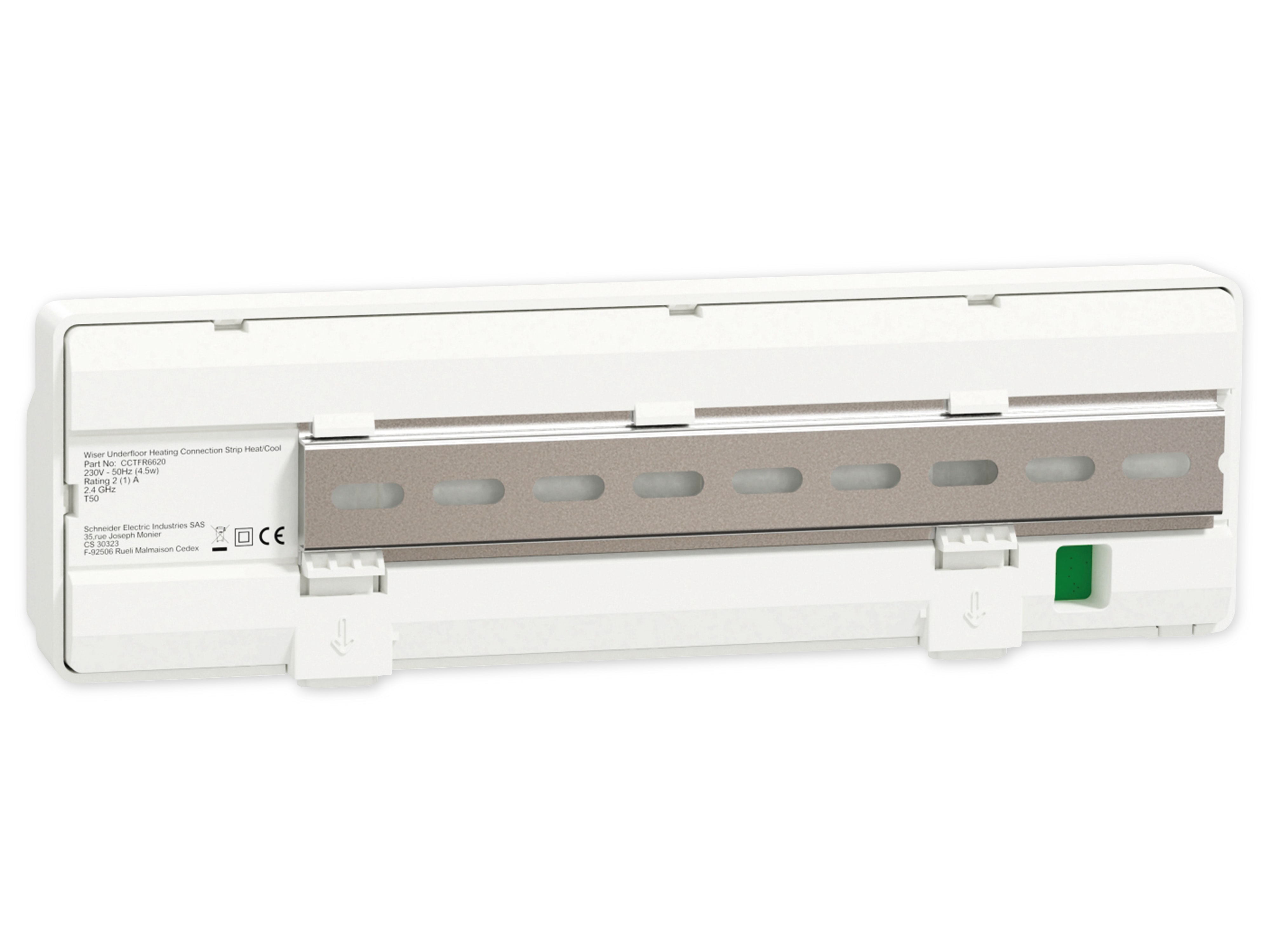 SCHNEIDER ELECTRIC Smart Home Wiser Verteilerleiste Fußbodenheizung, CCTFR6620, 24 V
