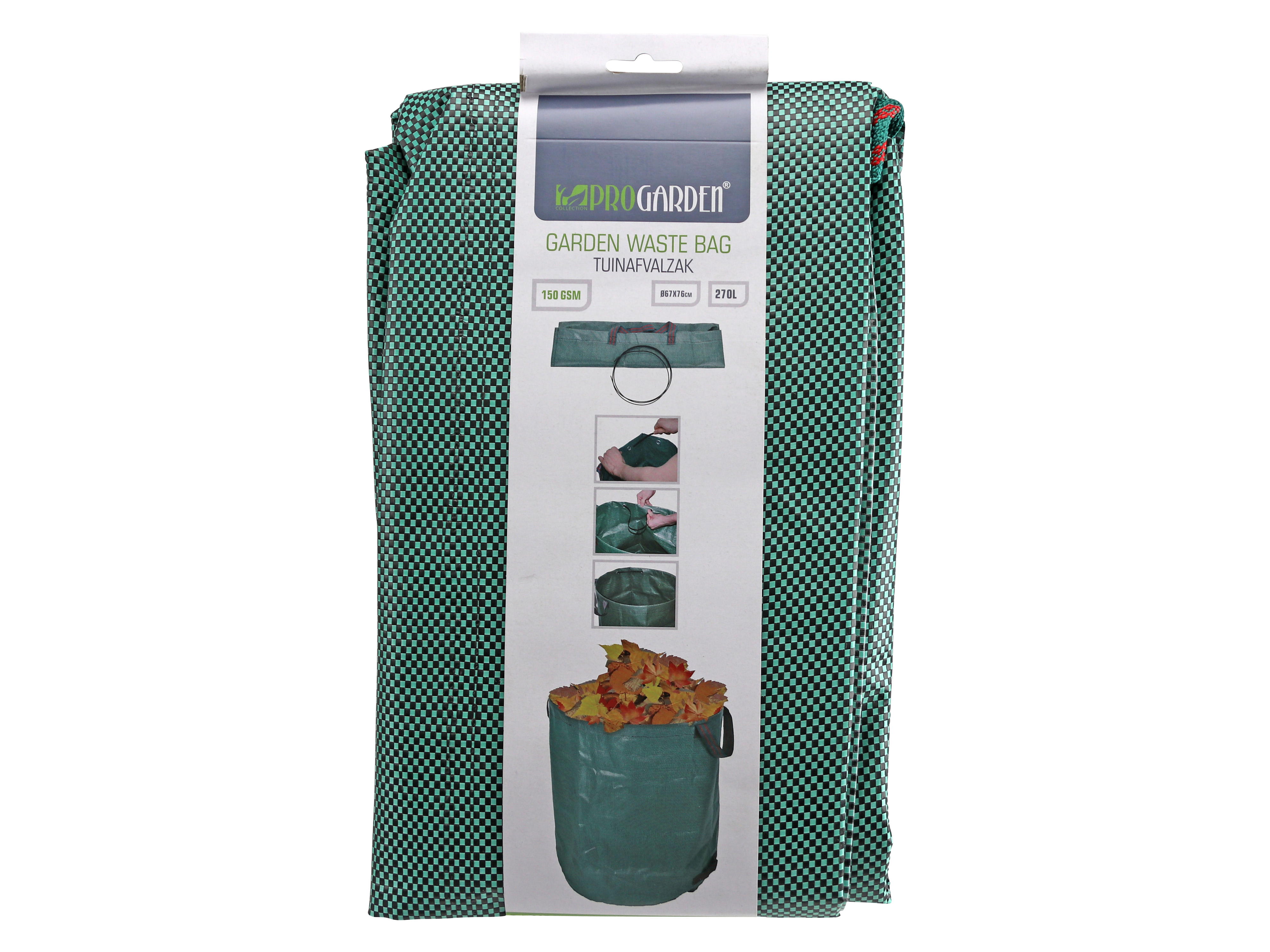 PRO GARDEN Gartenabfallsack, 67x75 cm