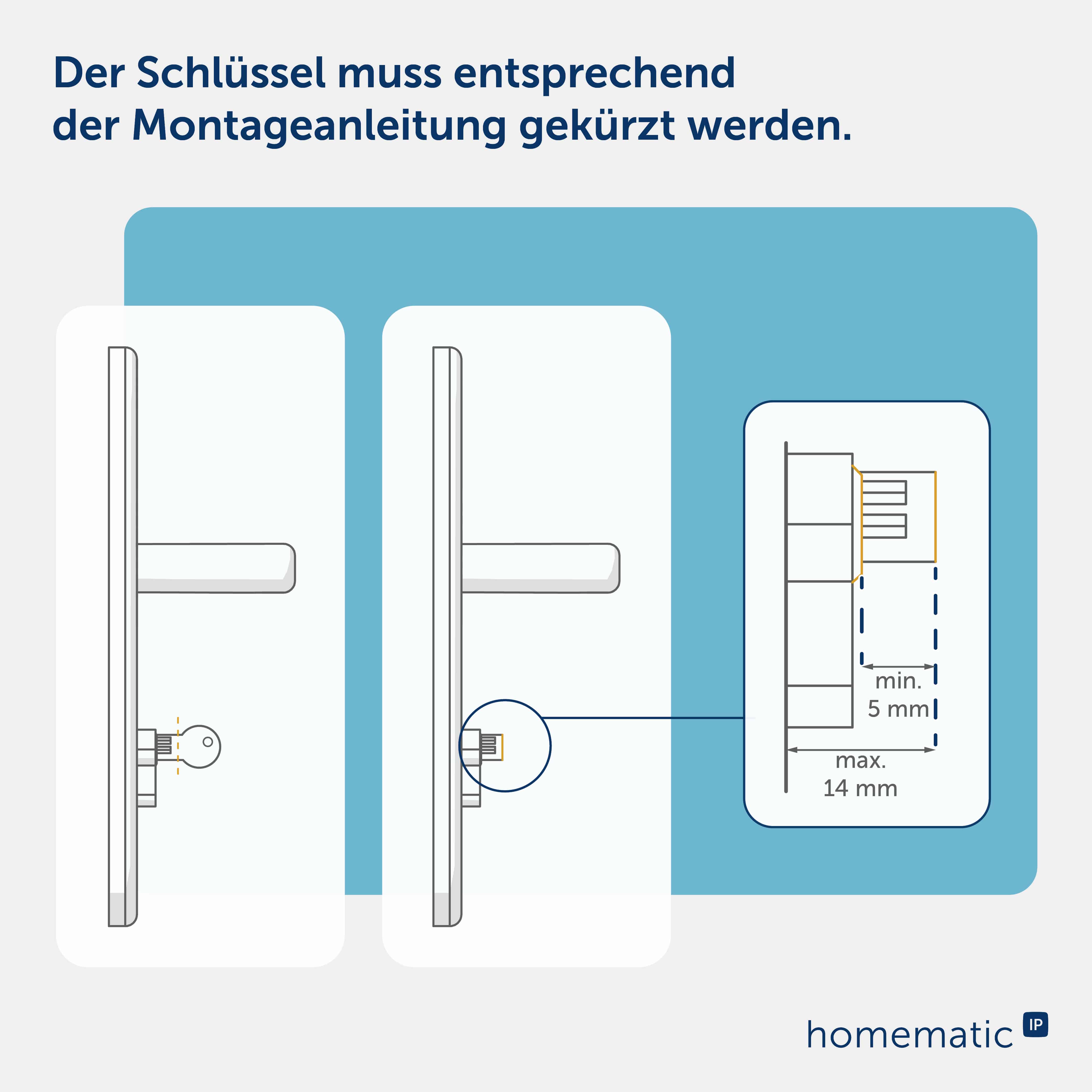HOMEMATIC IP 162826A0, Türschlossantrieb pro, anthrazit-silber