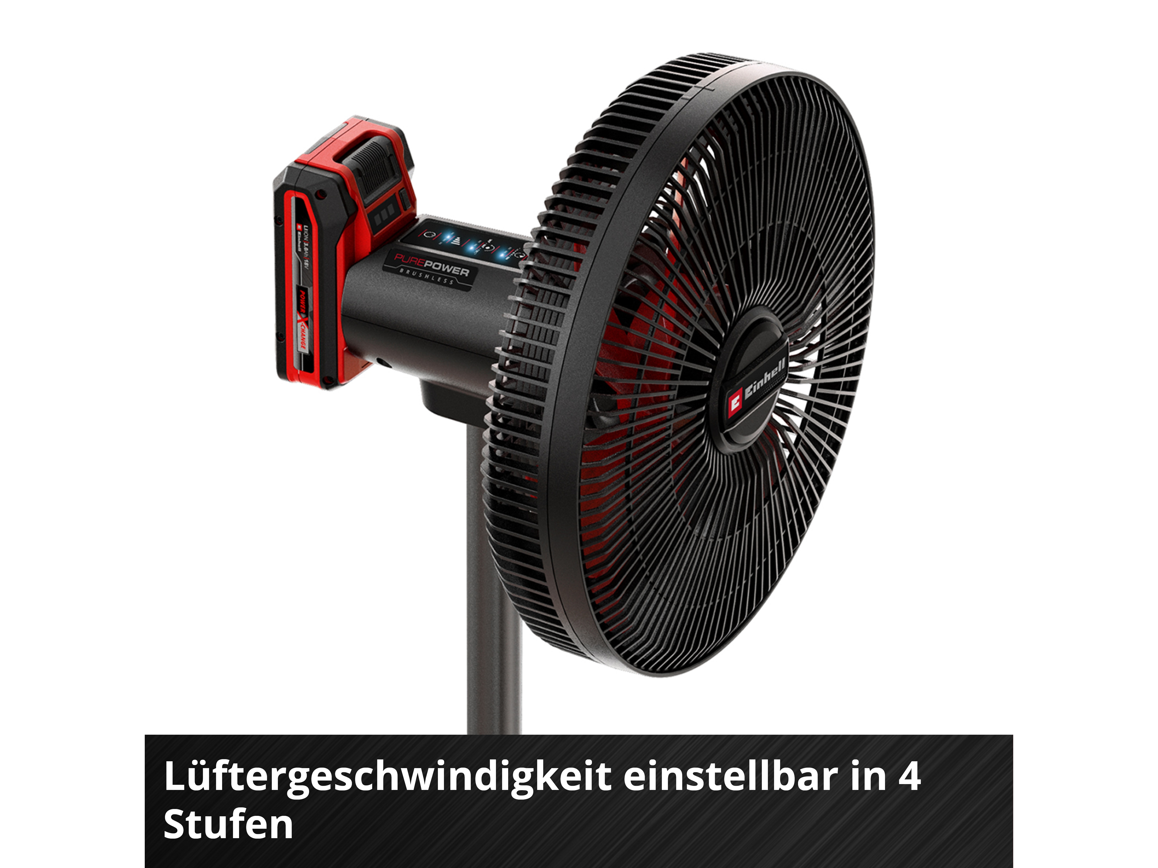 EINHELL Akku-Ventilator GE-CF 18/320 P Li, Solo EINHELL Akku-Ventilator GE-CF 18/320 P Li, Solo