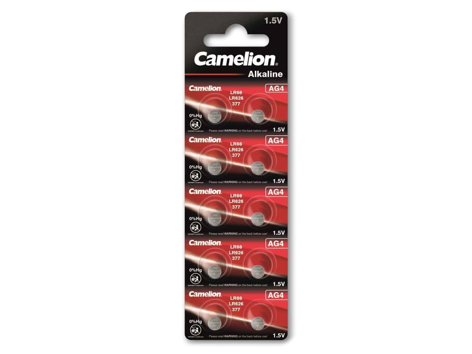 CAMELION Knopfzelle AG4, 10 St. CAMELION Knopfzelle AG4, 10 St.