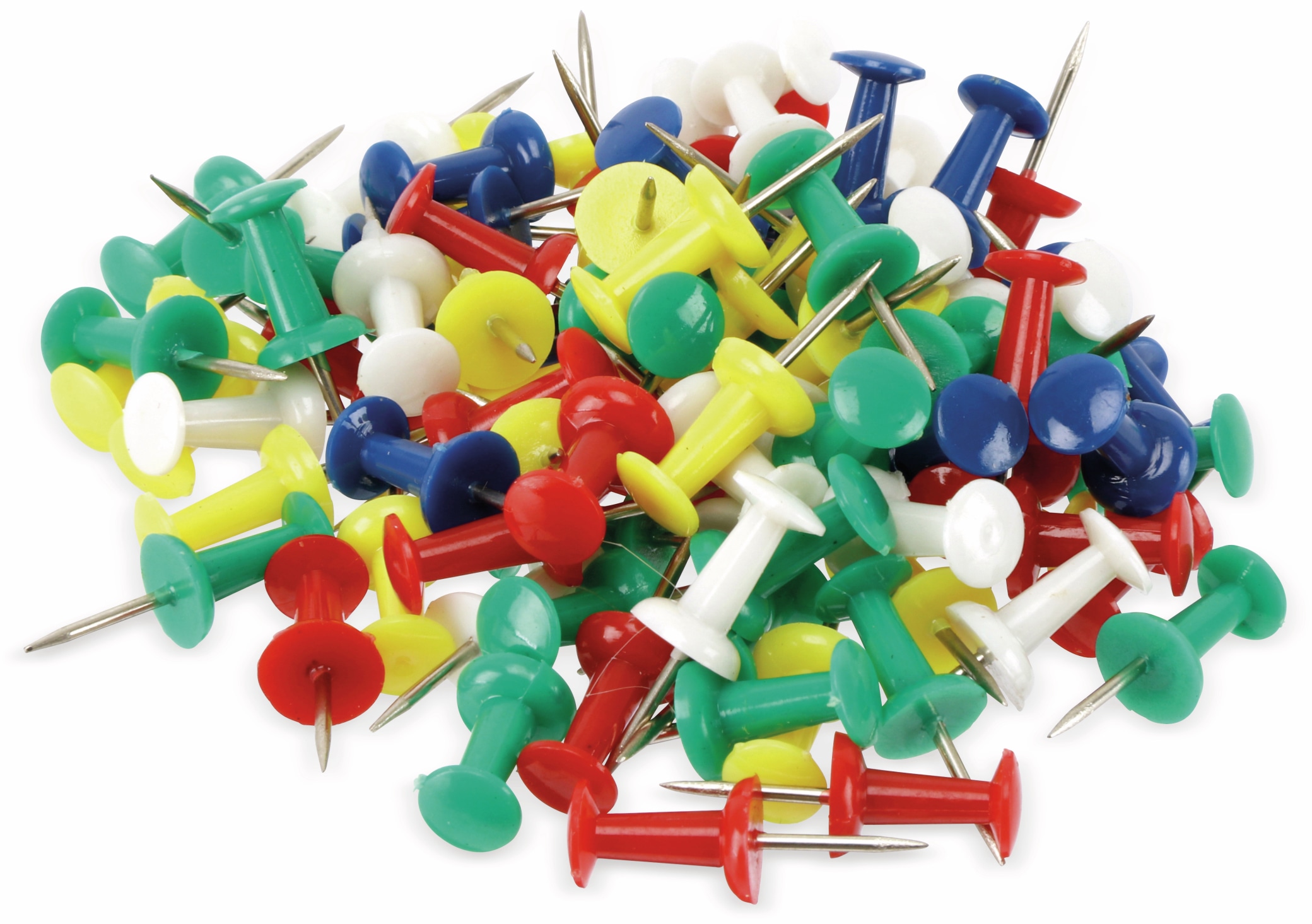 Reißnägel-Set, mit Kunstoffbox, 100 St. Reißnägel-Set, mit Kunstoffbox, 100 St.