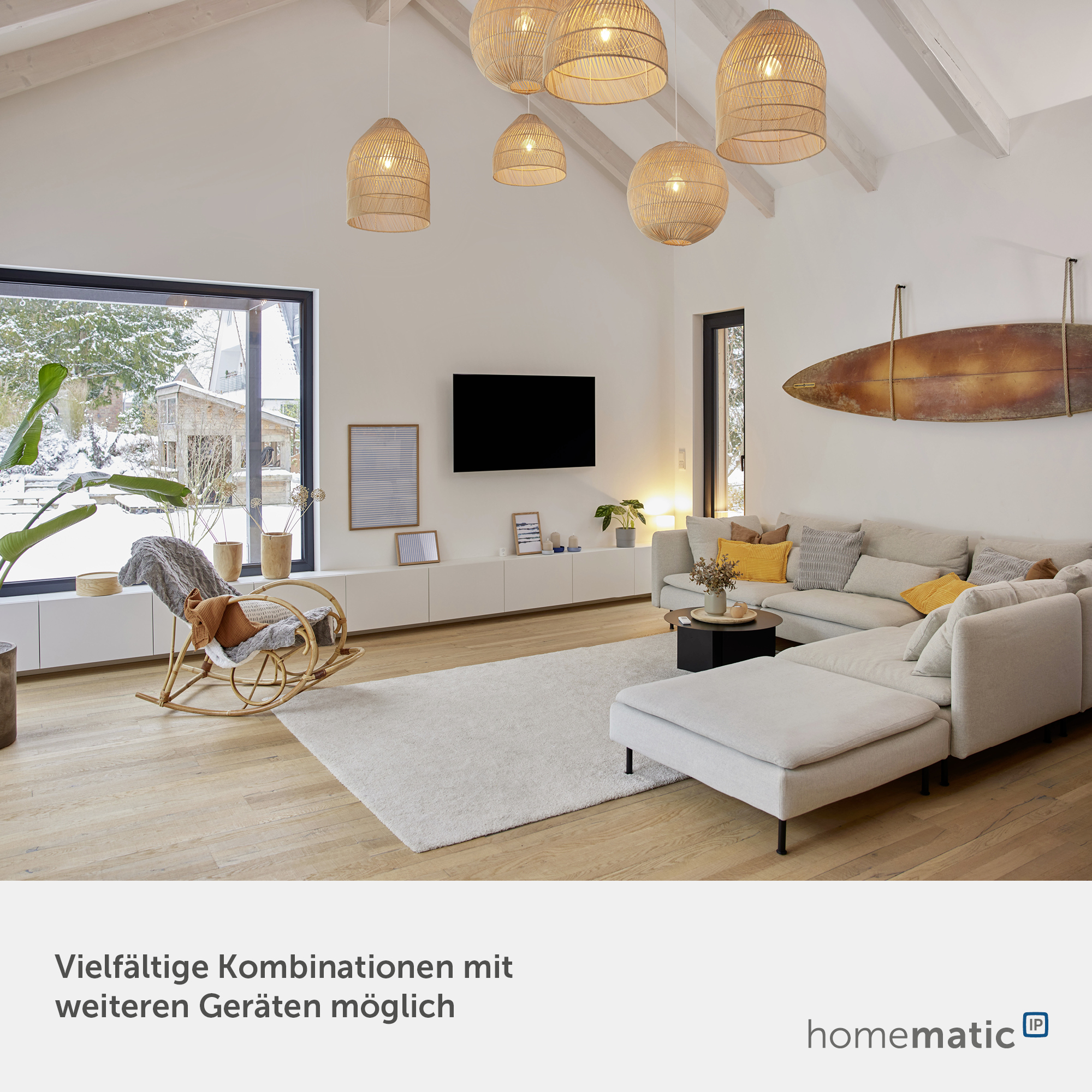 HOMEMATIC IP Smart Home 153489A0 Kontakt-Schnittstelle, Unterputz, 1-fach