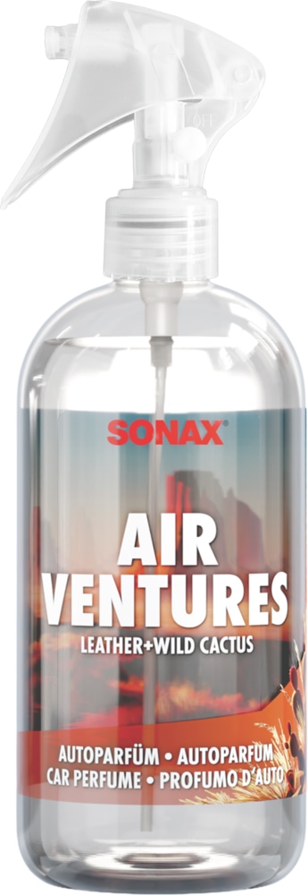 SONAX Autoparfüm, 05961410, AirVentures Leather+Wild Cactus, 300 ml