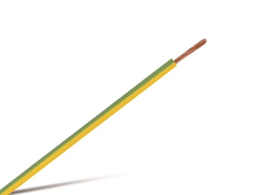 RAUTRONIC Litze H07V-K 6 mm², 10 m, grün/gelb