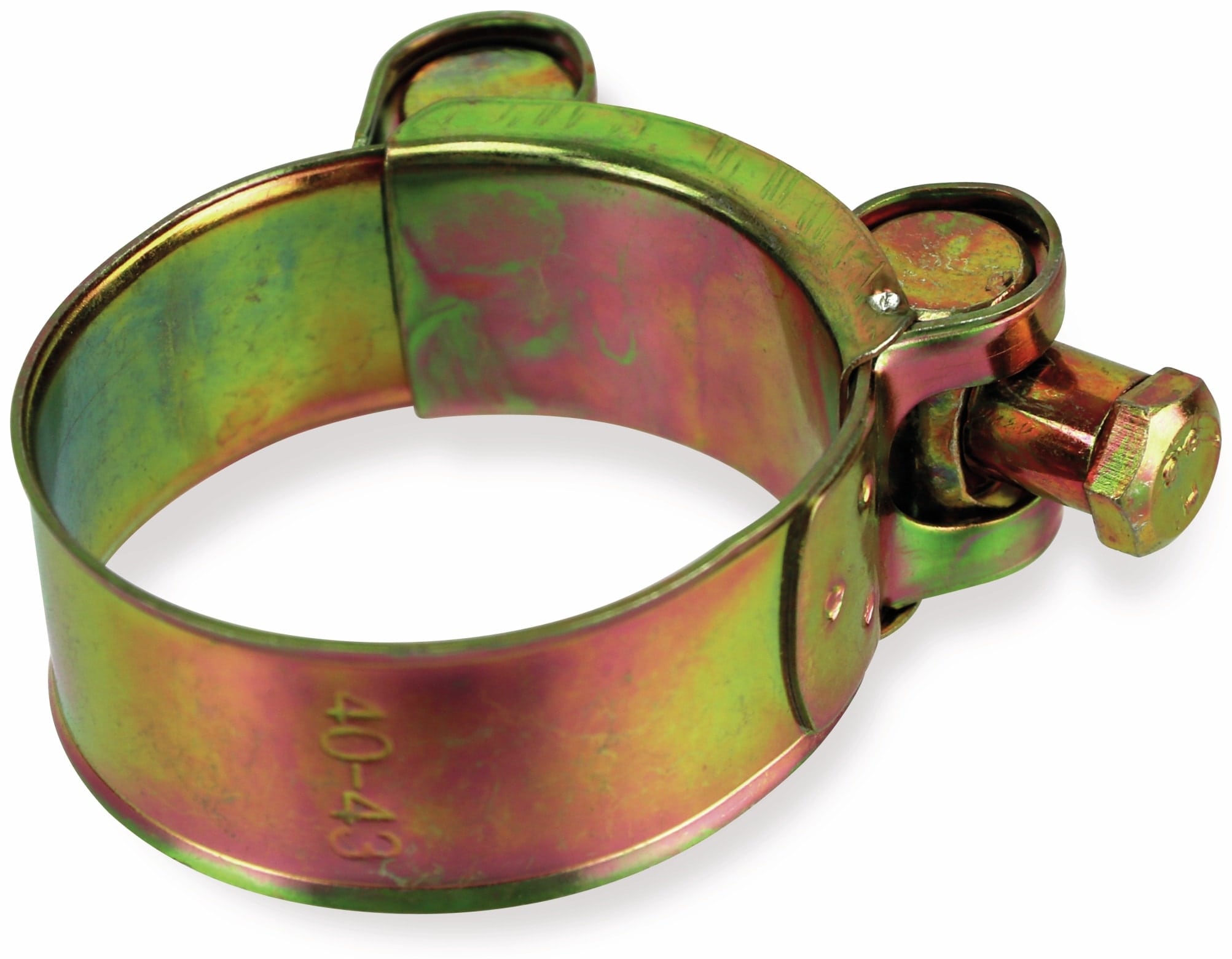 Gelenkbolzenschelle, 40...43mm, Stahl verzinkt