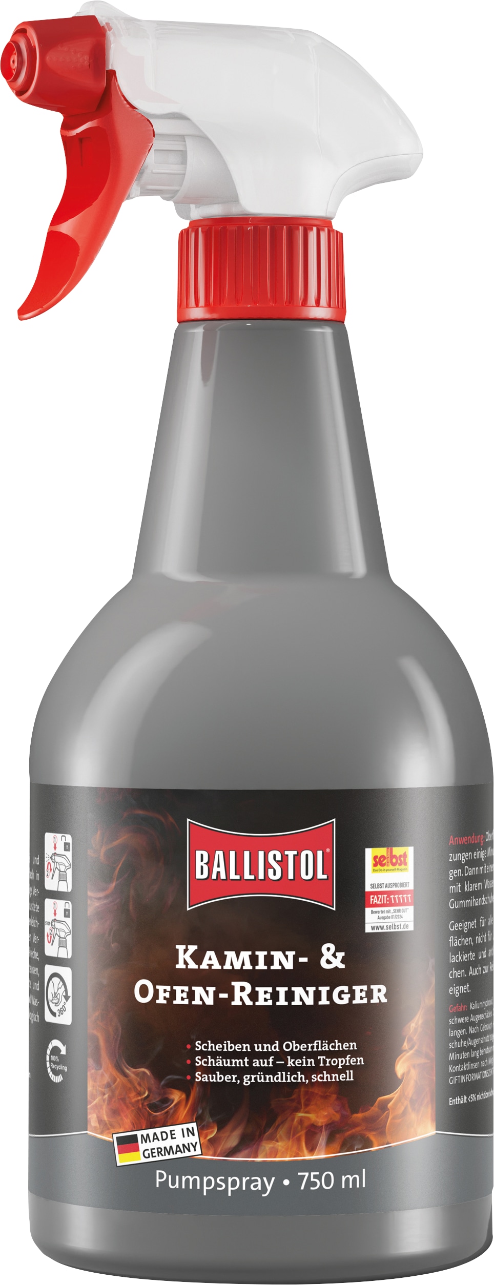 BALLISTOL Kamin- & Ofen-Reiniger 750ml
