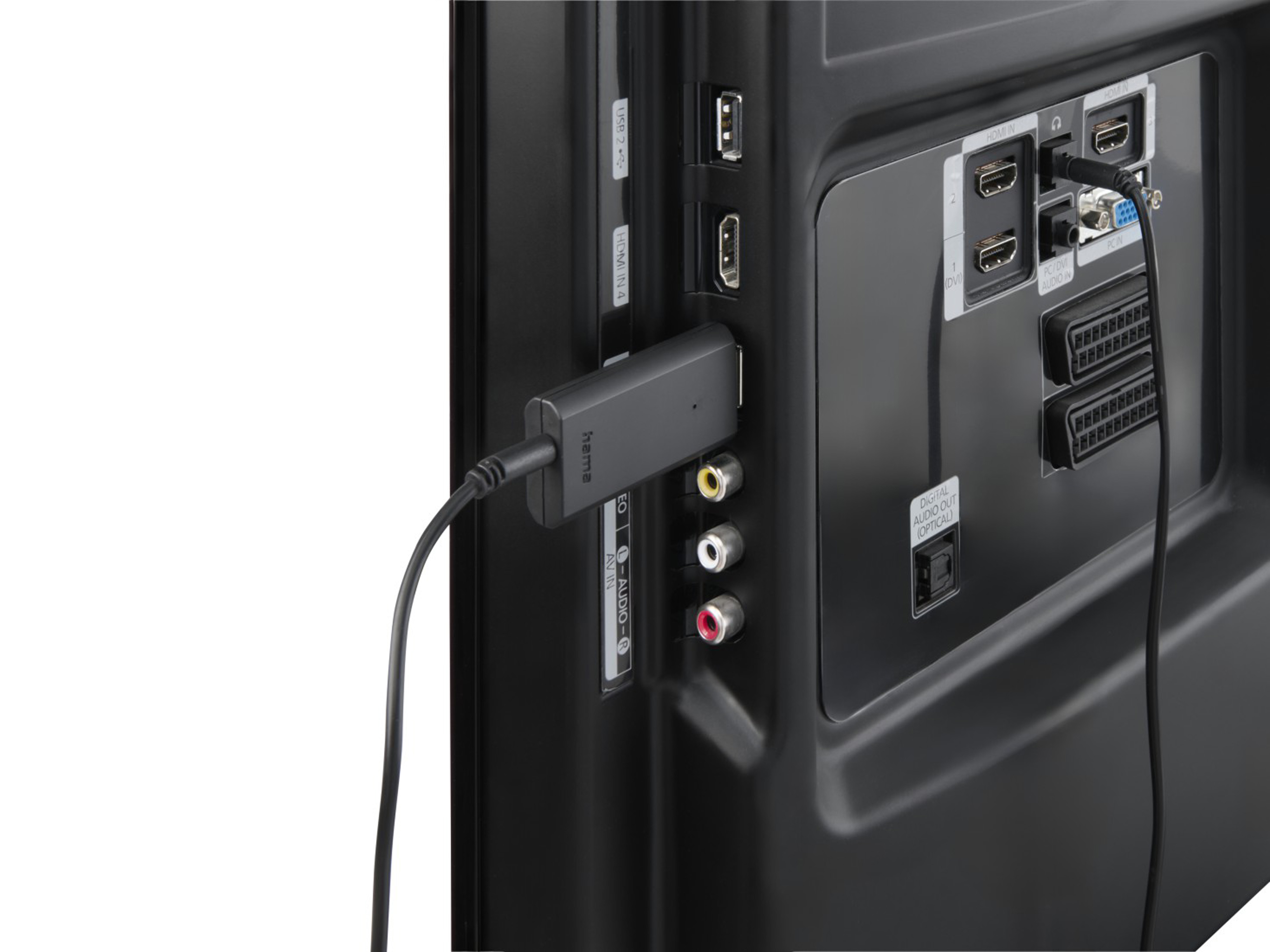 Fernseh-Kopfhörer HAMA, Over-Ear, Bluetooth, 2,4 GHz Dongle