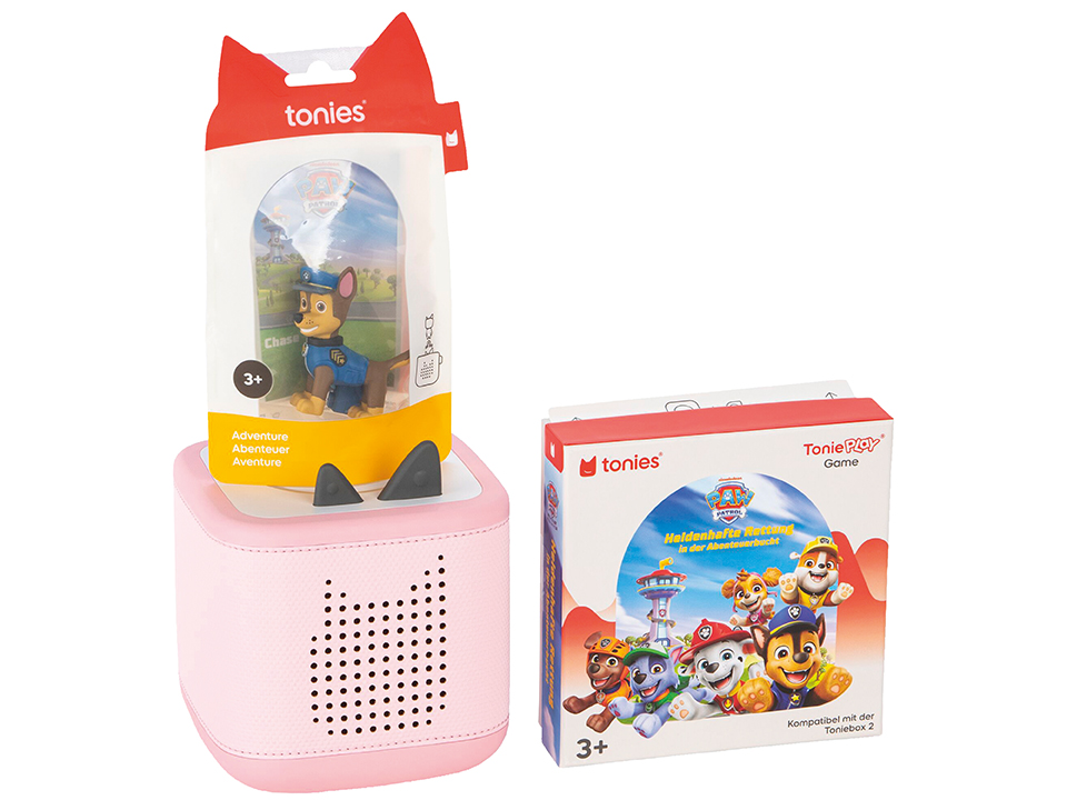TONIES Toniebox 2 Starter-Set, Wolkenrosa, ab 1 Jahr, Bluetooth