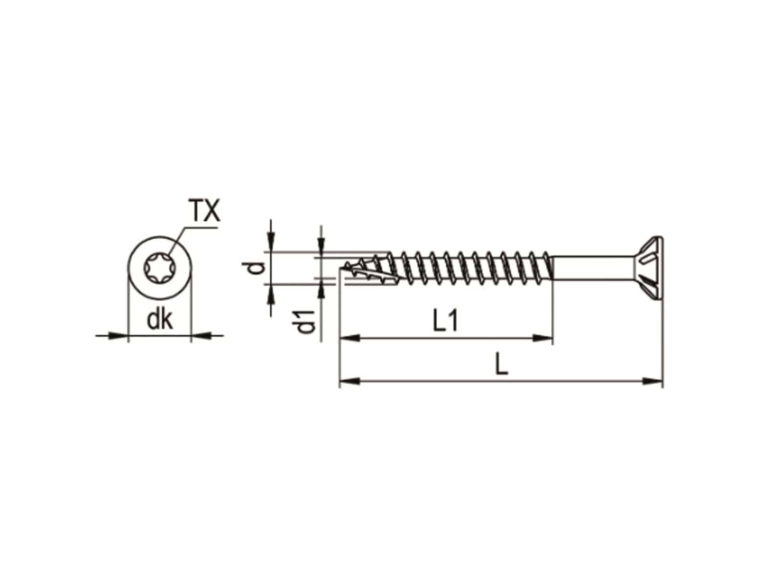 REISSER Spanplattenschrauben R2 plus, Teilgewinde, 5,0x80, Stahl, Schneidkerbe, 200 Stück REISSER Spanplattenschrauben R2 plus, Teilgewinde, 5,0x80, Stahl, Schneidkerbe, 200 Stück