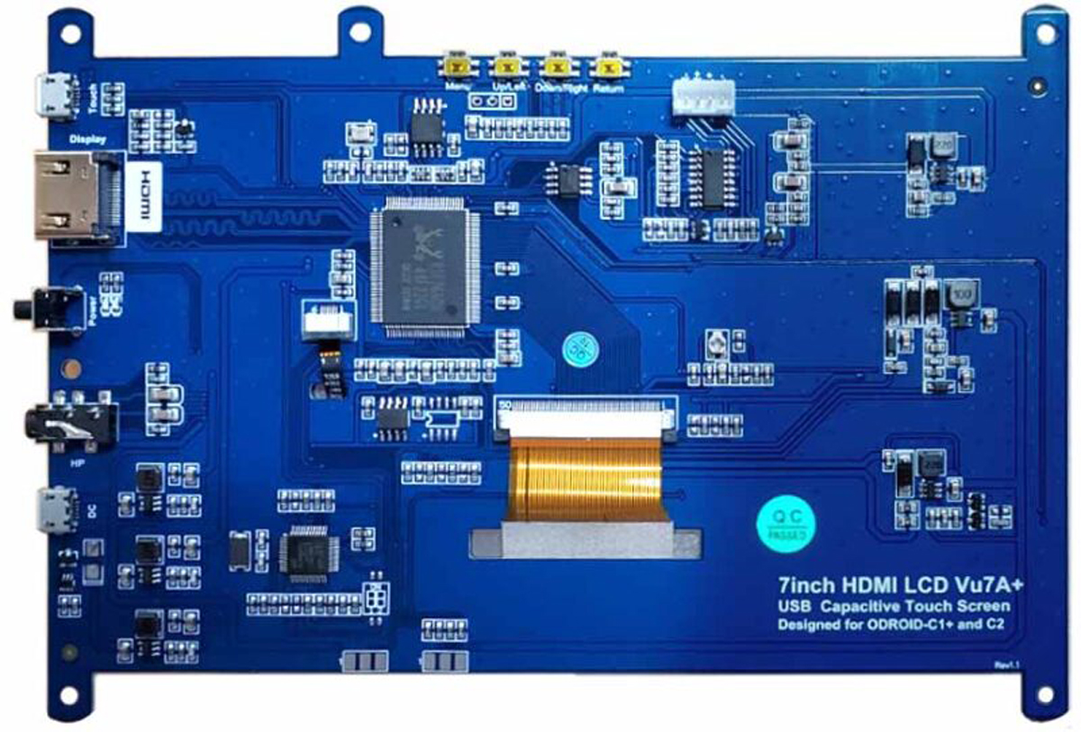 ODROID TFT-Display VU7A Plus, 17,78 cm (7"), HDMI, Multi-Touch, Audio ODROID TFT-Display VU7A Plus, 17,78 cm (7"), HDMI, Multi-Touch, Audio
