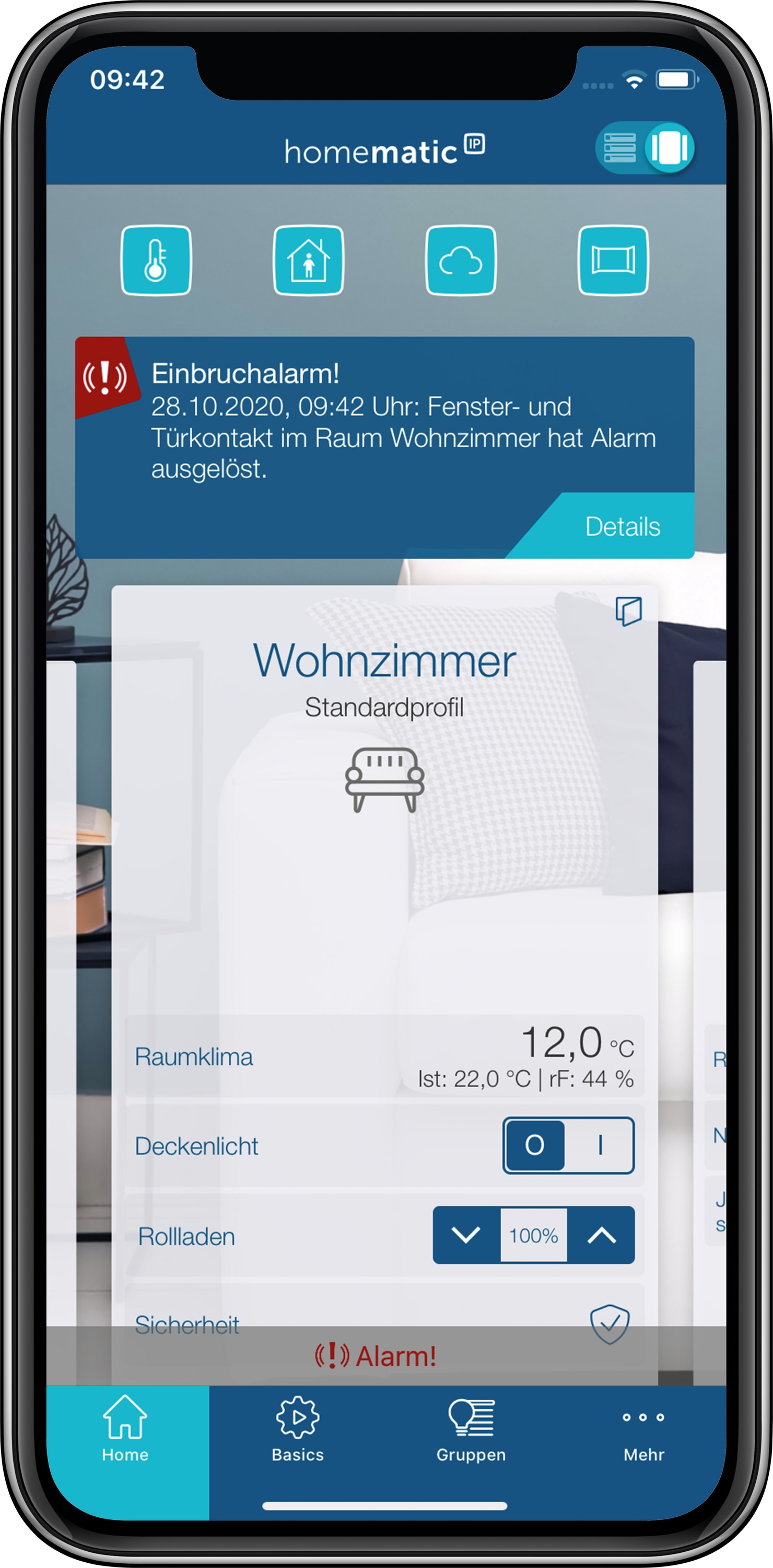 HOMEMATIC IP 157857A0, Fenster- und Türkontakt, optisch