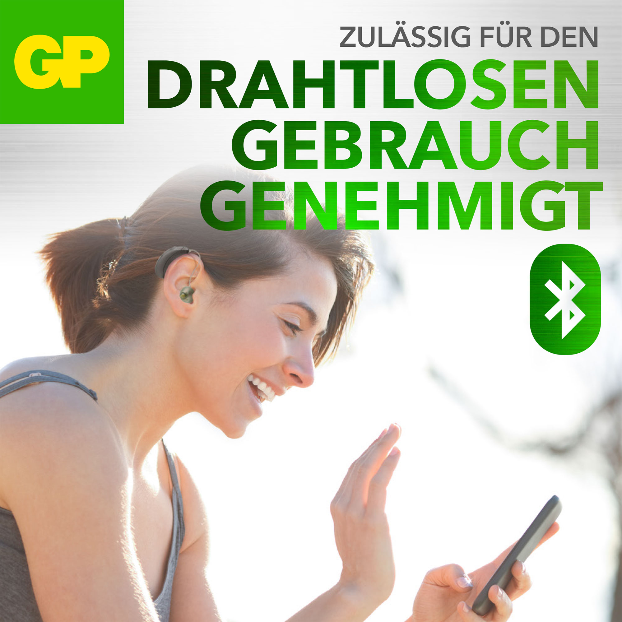 GP ZA 10 Hörgeräte Batterie, PR 70, 6-Stück