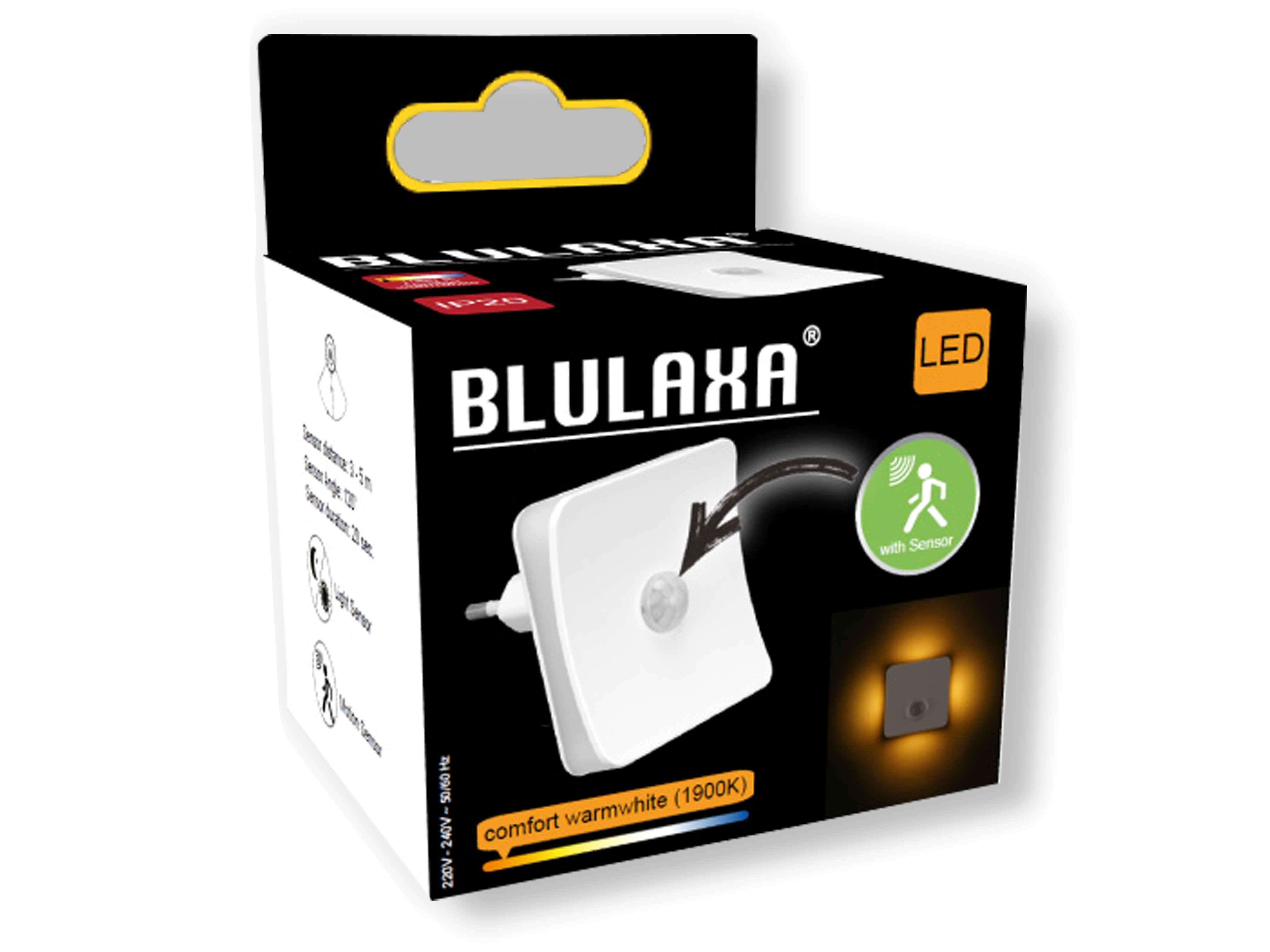BLULAXA LED-Orientierungslicht, Saturn mit Bewegungsmelder