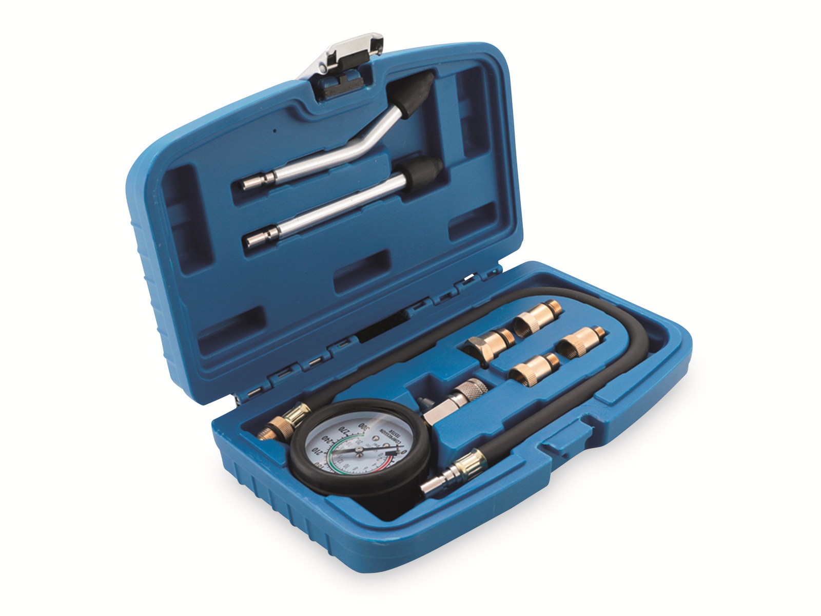 BGS TECHNIC Kompressionstester-Satz für Benzinmotoren, 9669