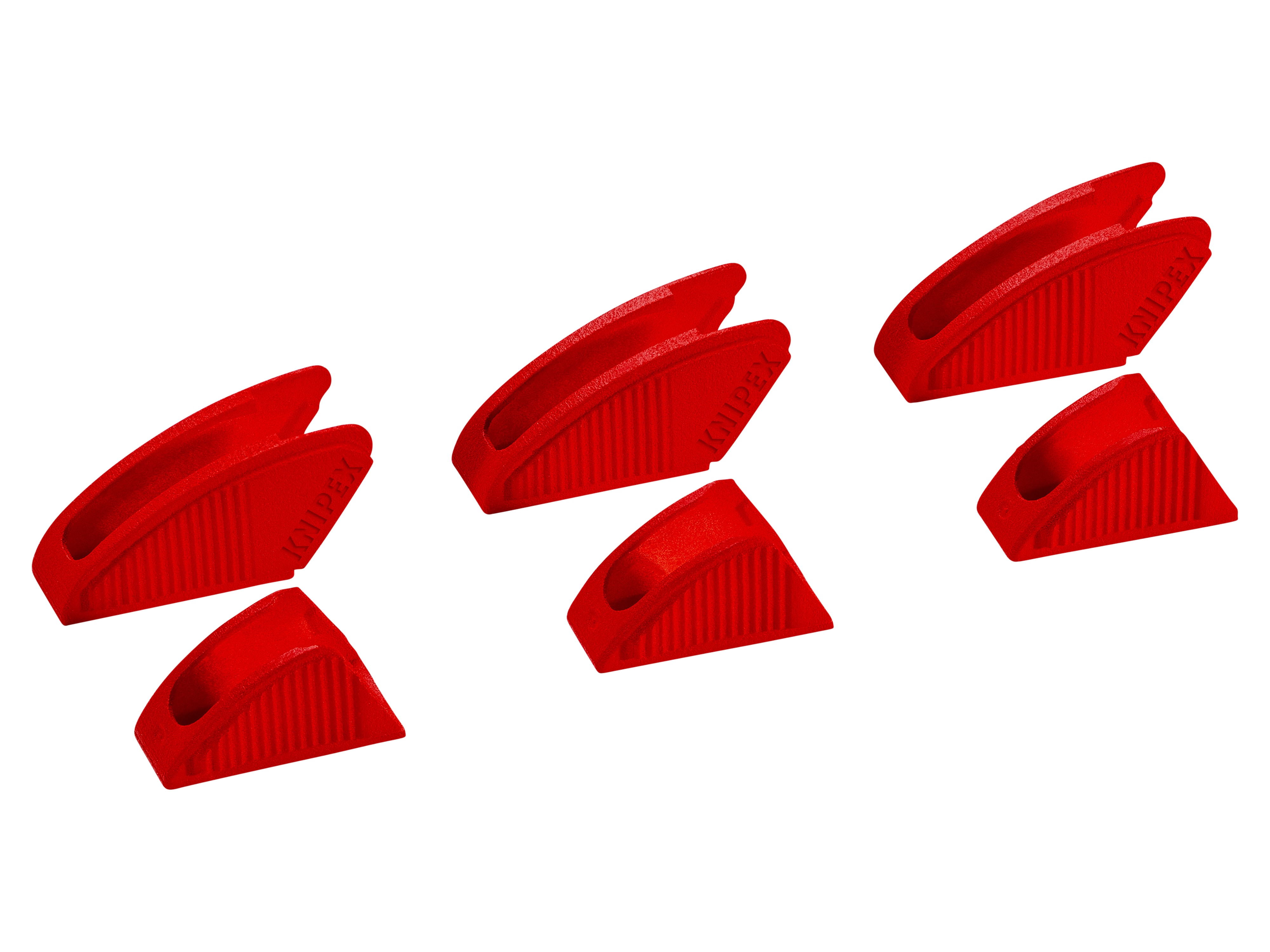 KNIPEX Kunststoffbacken, 86 09 300 V01, für alle Zangenschlüssel 86 XX 300er Modelle, 3 Paar