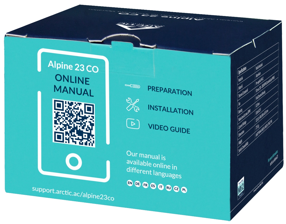 ARCTIC Kühler Alpine 23 CO