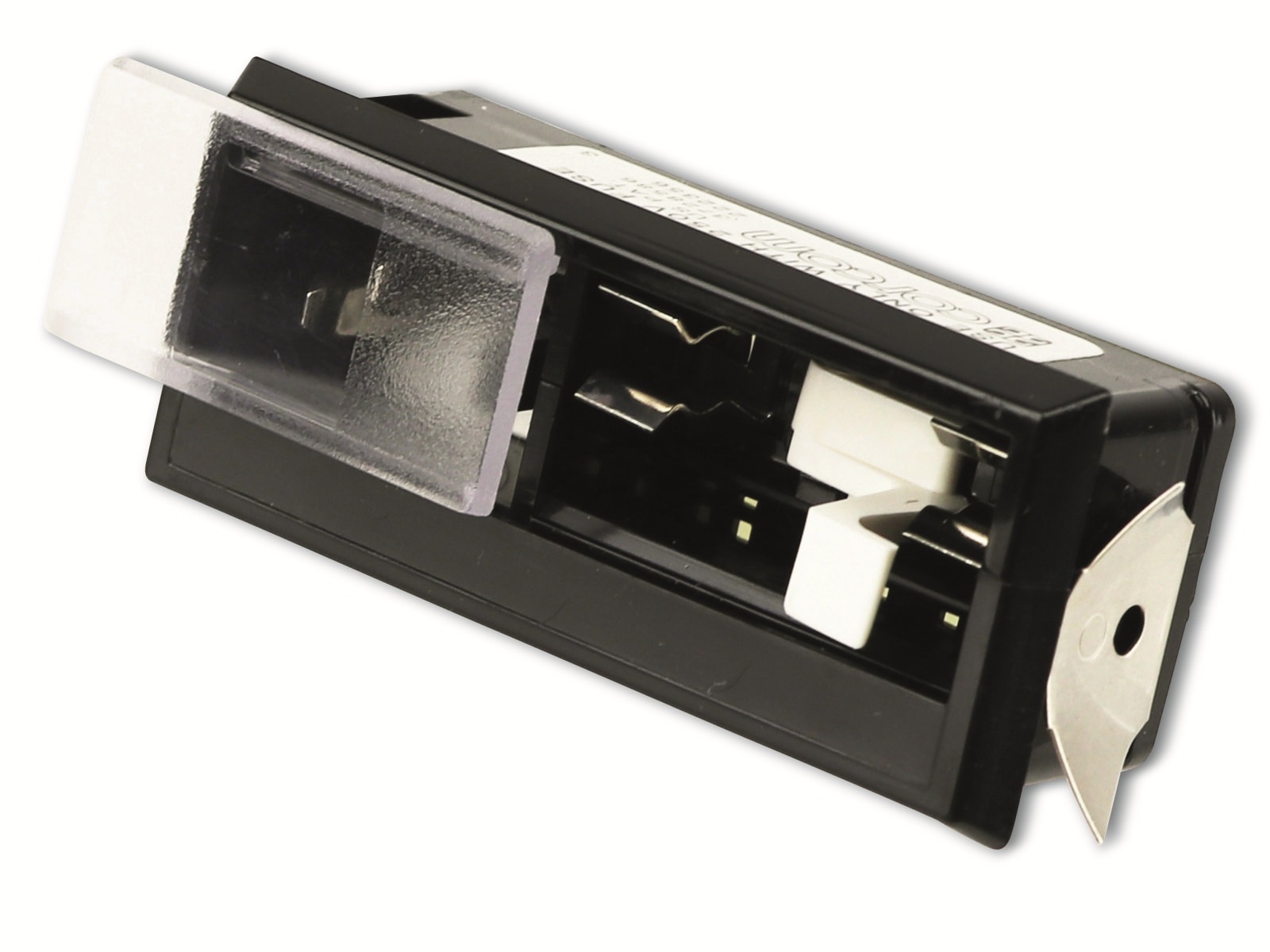 Kaltgerät Einbaustecker, CORCOM, F3009 mit Sicherungshalter