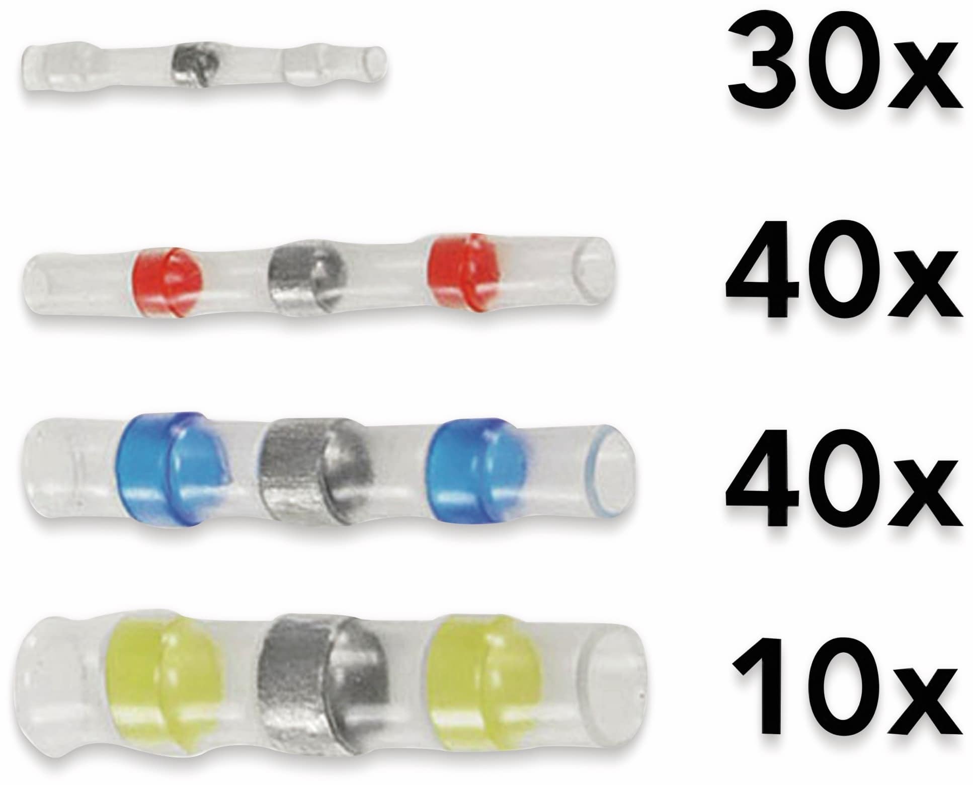 Lötverbinder Sortiment,120-teilig Lötverbinder Sortiment,120-teilig