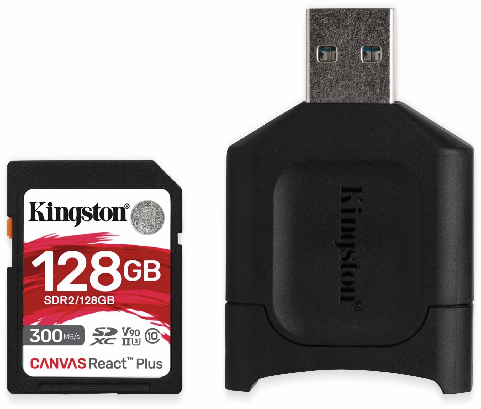 Kingston SD-Card Canvas React Plus, 128 GB Kingston SD-Card Canvas React Plus, 128 GB