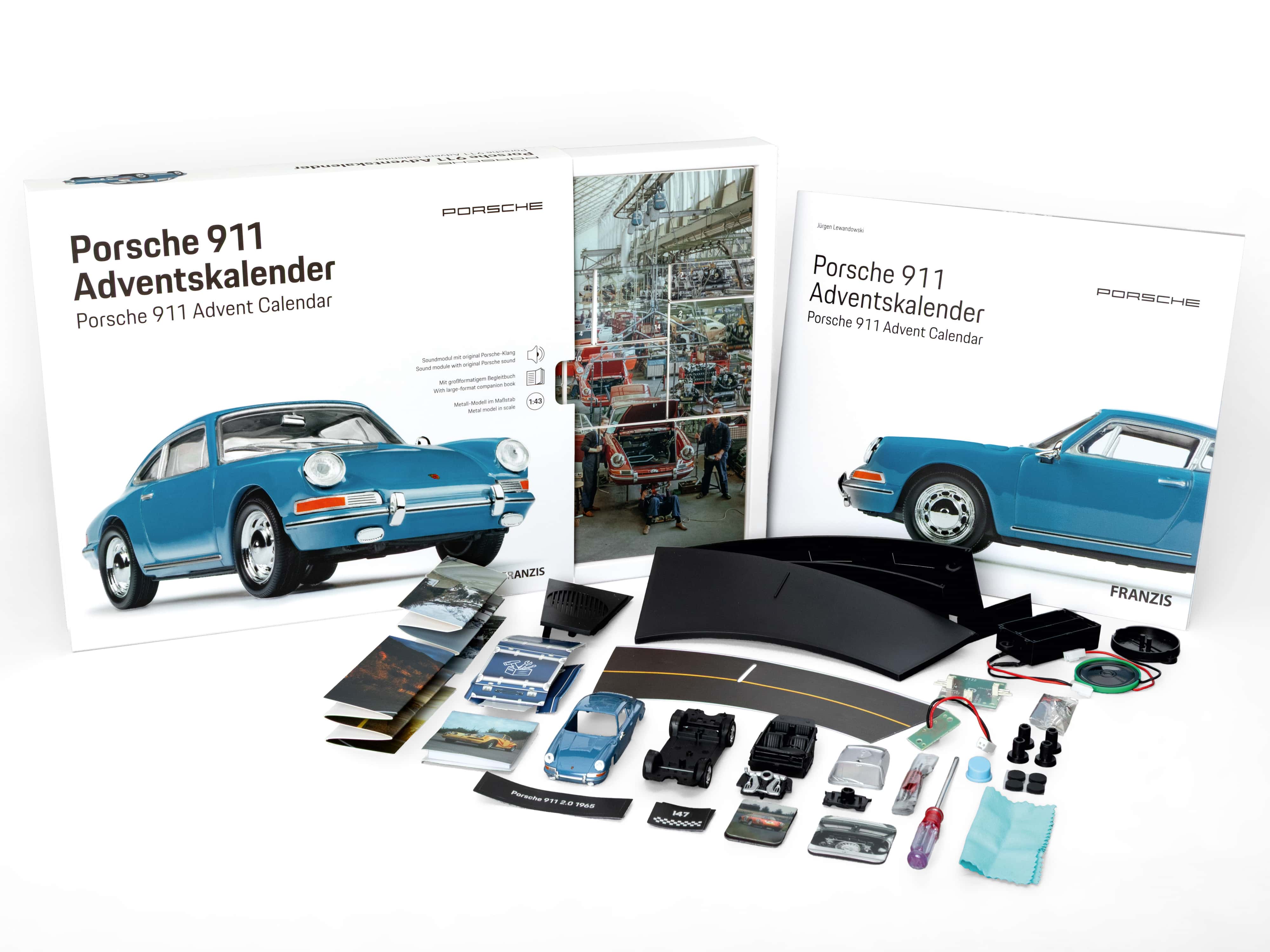 FRANZIS Porsche 911 Adventskalender 1:43