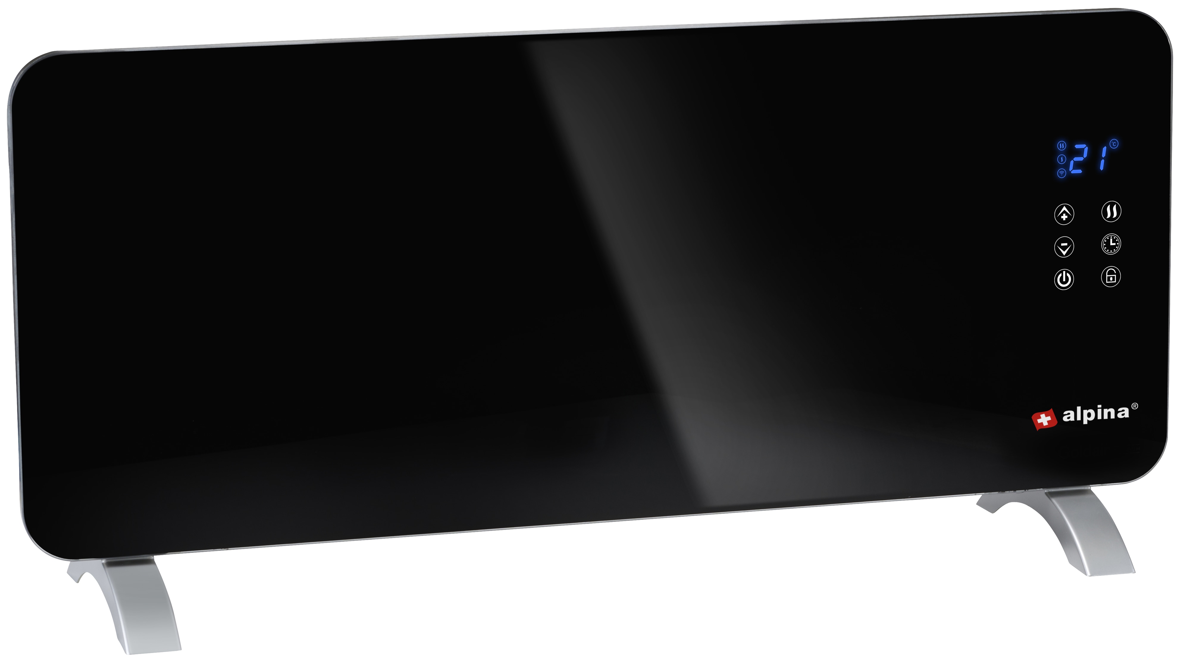 ALPINA Konvektor, 2000 W, schwarz ALPINA Konvektor, 2000 W, schwarz