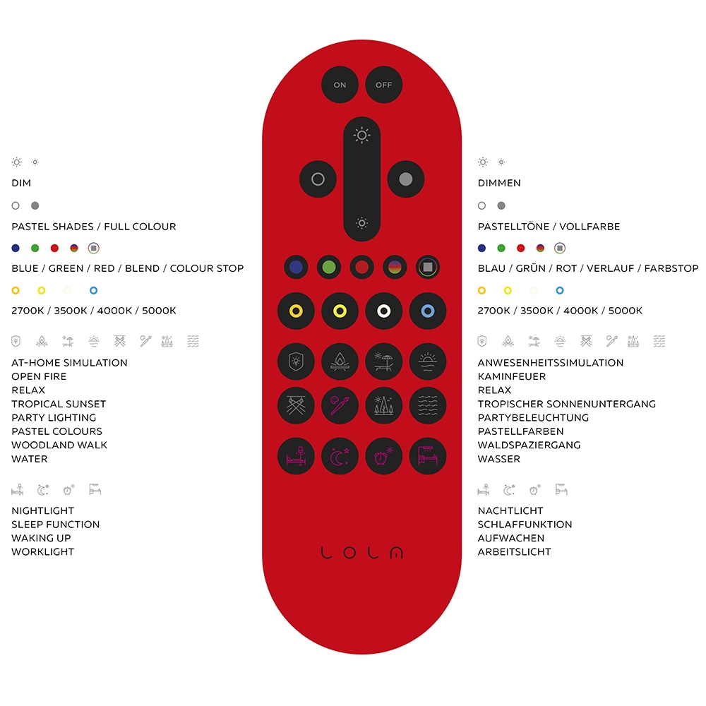 JUST LIGHT LED-Deckenleuchte 14680-16 weiss, 15 W, 2100 lm, CCT, RGB, Smart Home
